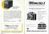 Конволют рекламных проспектов фотоаппаратов «Кодак», фотоаппарата «Мимоза I», технологий цветной печати Агфа.