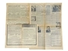 3 газеты с передовицами, посвящёнными Иосифу Виссарионовичу Сталину. 1930-е - 1950-е годы.