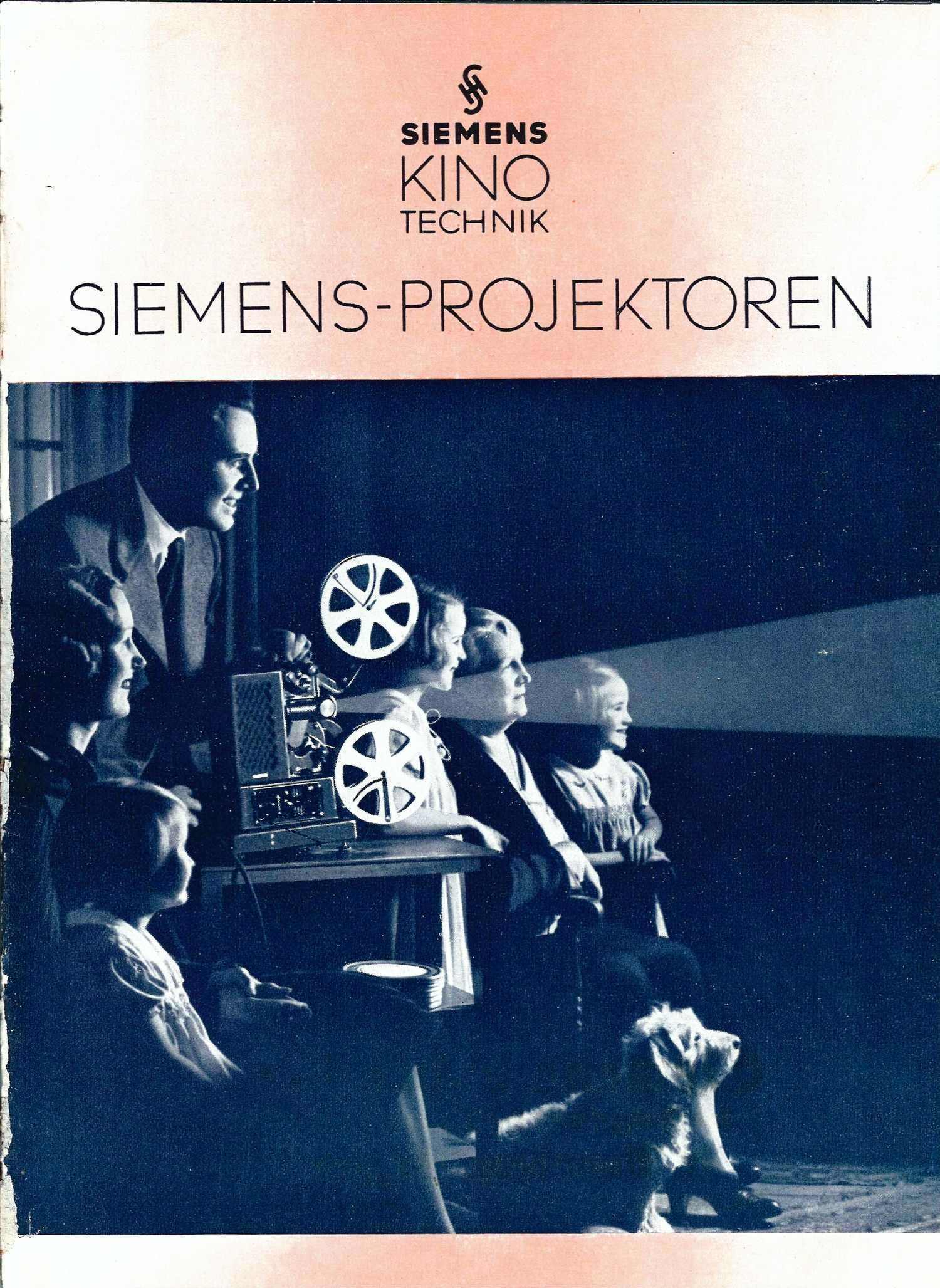 Рекламный проспект кинопроекторов фирмы «Сименс». Германия, конец 1940-х - начало 1950-х годов.