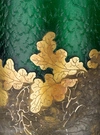 Парные вазы в стиле модерн с орнаментом в виде дубовых листьев и желудей<br>Франция, фирма Legras, начало XX века.