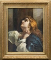 Неизвестный художник. В молитве. Испания (?),  вторая половина XIX века.