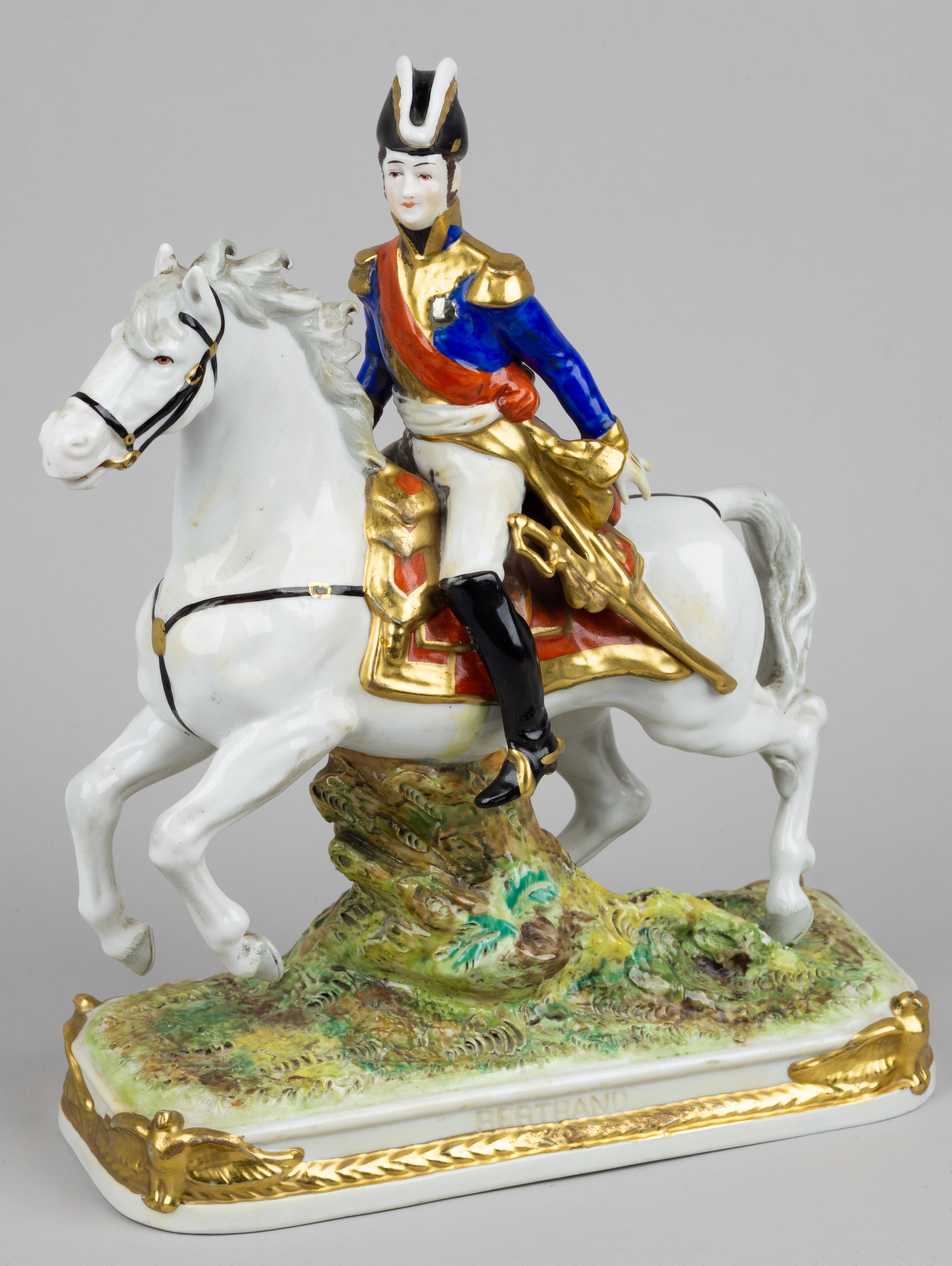 Скульптура «Анри Бертран, генерал-адъютант Наполеона», из серии «Маршалы армии Наполеона».<br>Германия, мануфактура Scheibe-Alsbach, 1960-е годы.