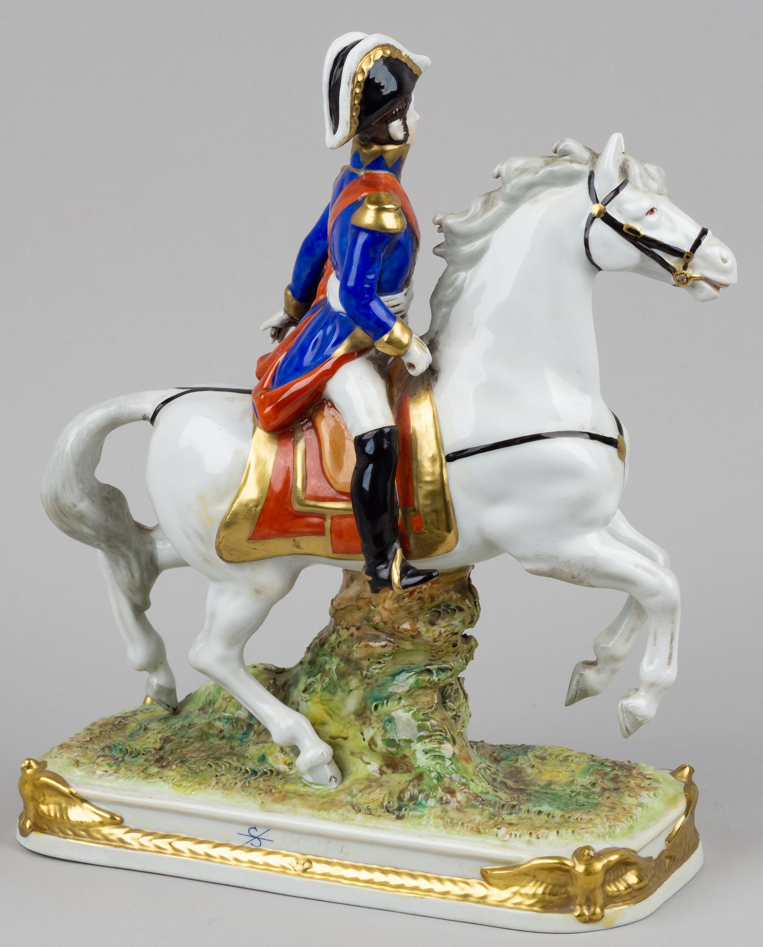 Скульптура «Анри Бертран, генерал-адъютант Наполеона», из серии «Маршалы армии Наполеона».<br>Германия, мануфактура Scheibe-Alsbach, 1960-е годы.
