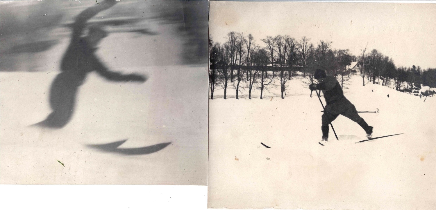 5 фотографий «Лыжники». СССР, конец 1920-х годов.