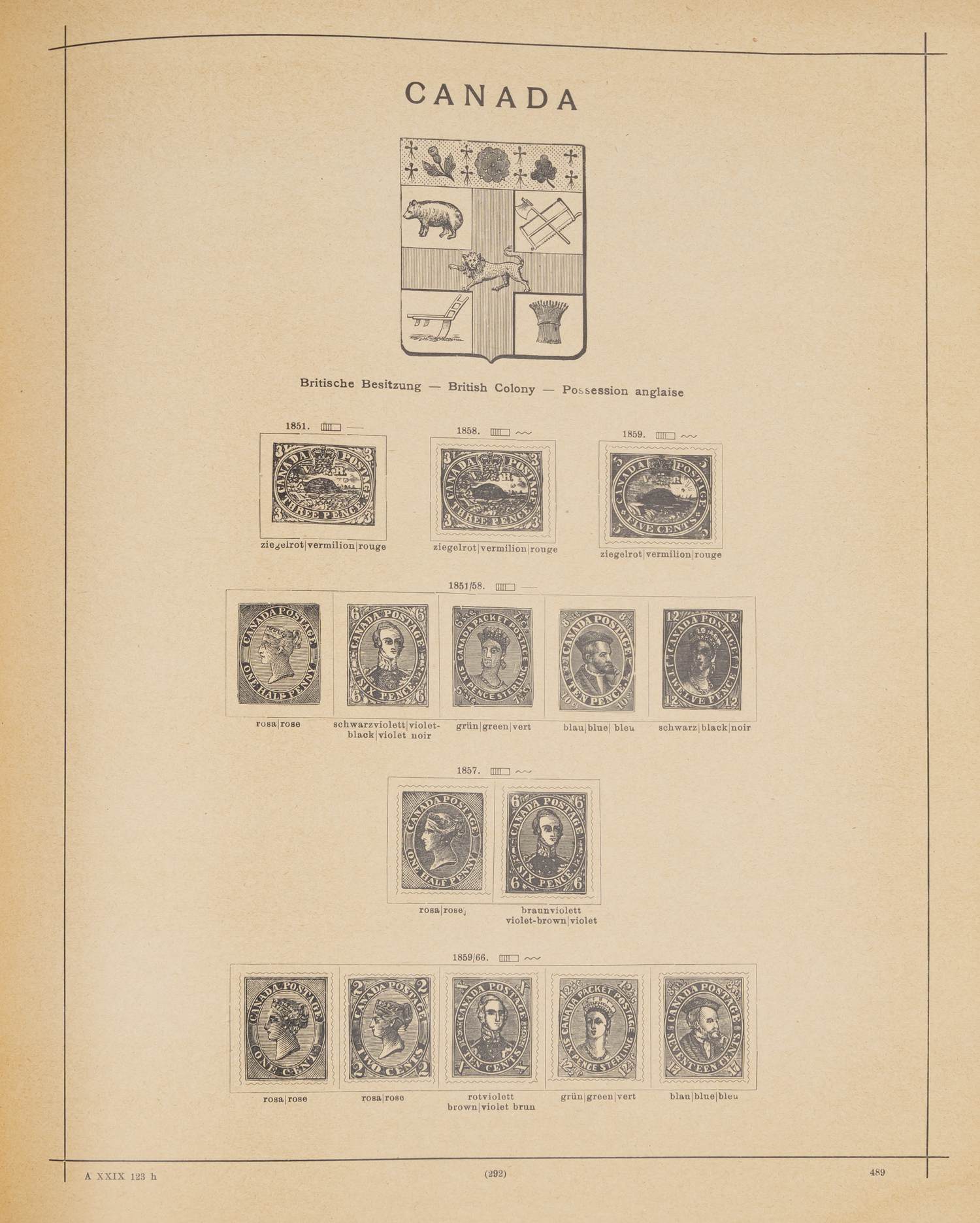 Иллюстрированный альбом для марок фирмы «Шаубек». Т. II (Африка, Америка). 1900-е годы.