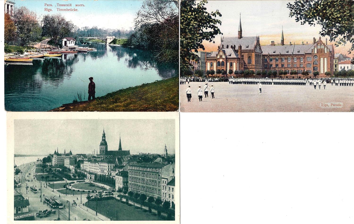 Финляндия, Латвия. 10 открыток. Первая треть XX века.