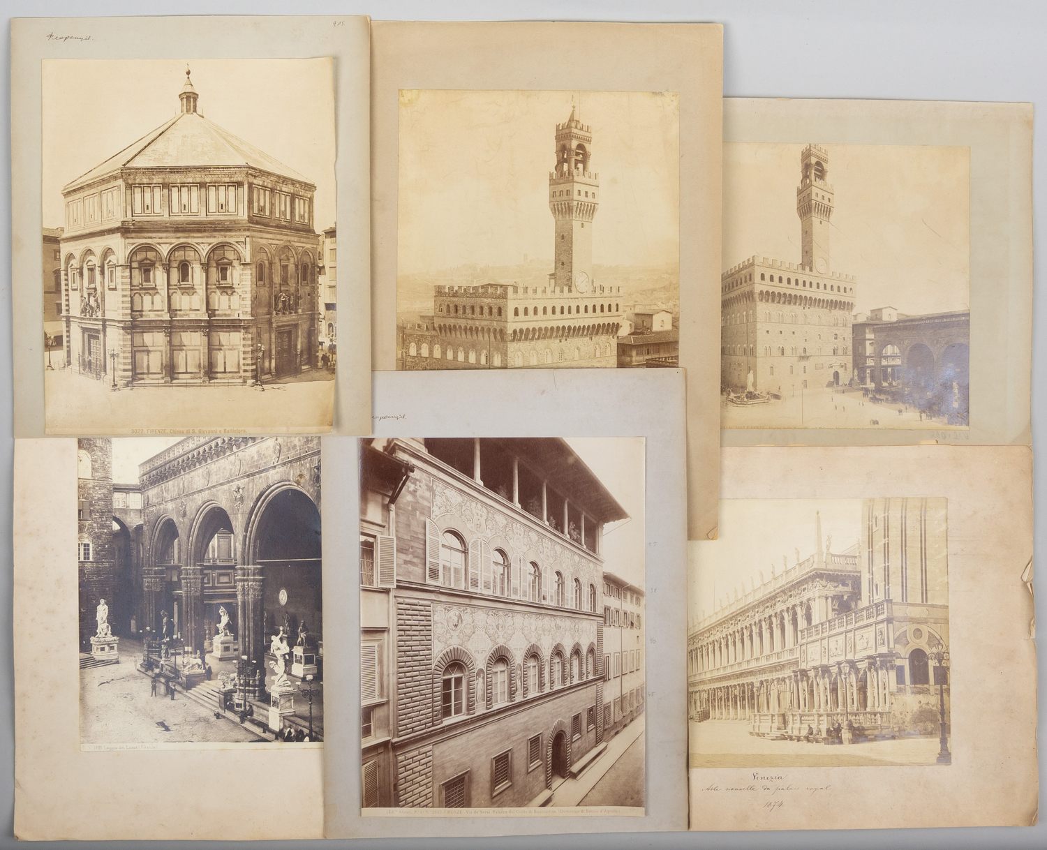 6 фотографий «Архитектура Италии». 1870-е - 1890-е годы.