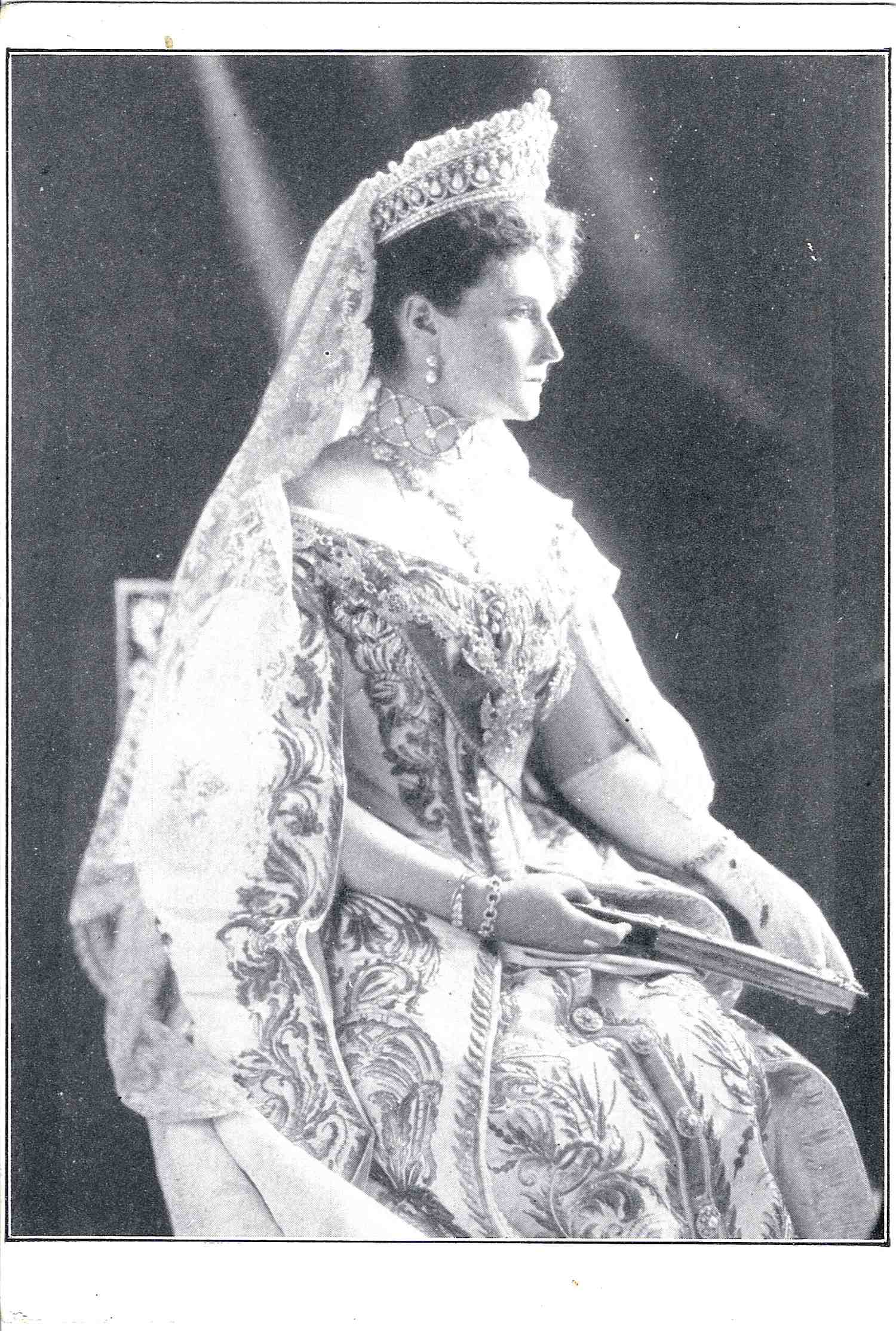 Открытка «Императрица Александра Фёдоровна». 1910-е - 1920-е годы.
