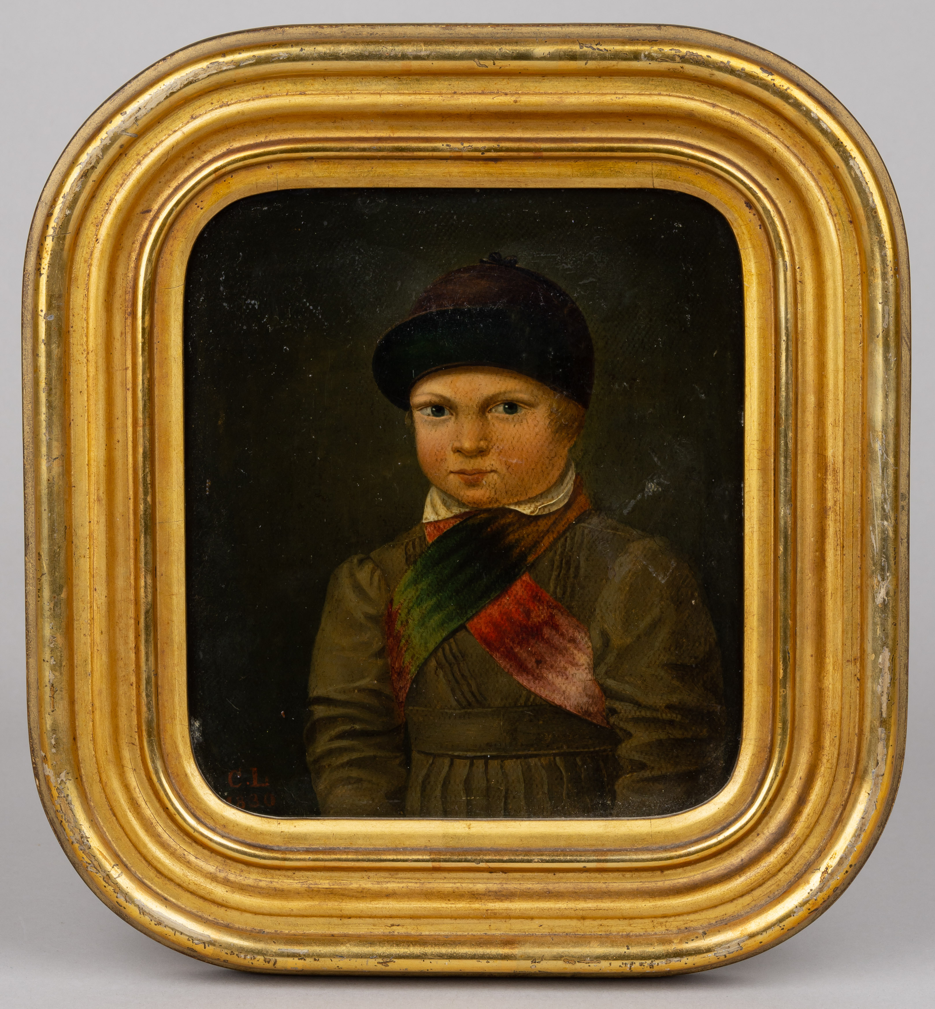 Claude Lemieux (Клод Лемьё). Портрет мальчика. Франция, 1830.