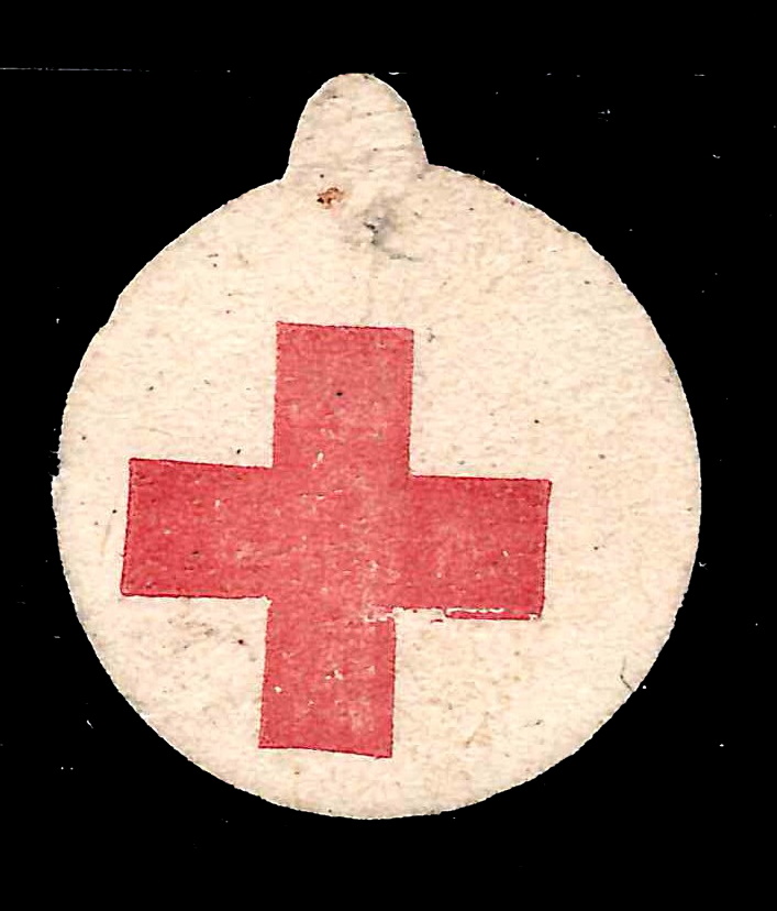Пенза (?). Бумажный жетон благотворительного сбора «Красный крест». 1910-е годы.