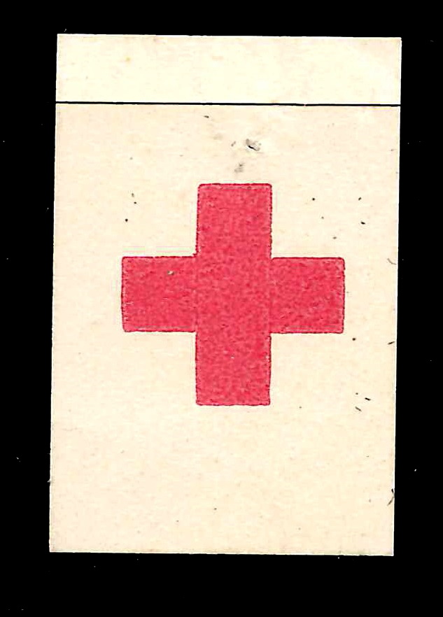 Иркутск (?). Бумажный жетон благотворительного сбора «Красный крест». 1914.