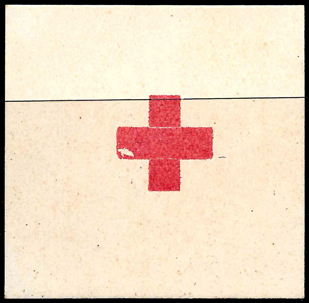 Тула (?). Бумажный жетон благотворительного сбора «Красный крест». 1910-е годы.