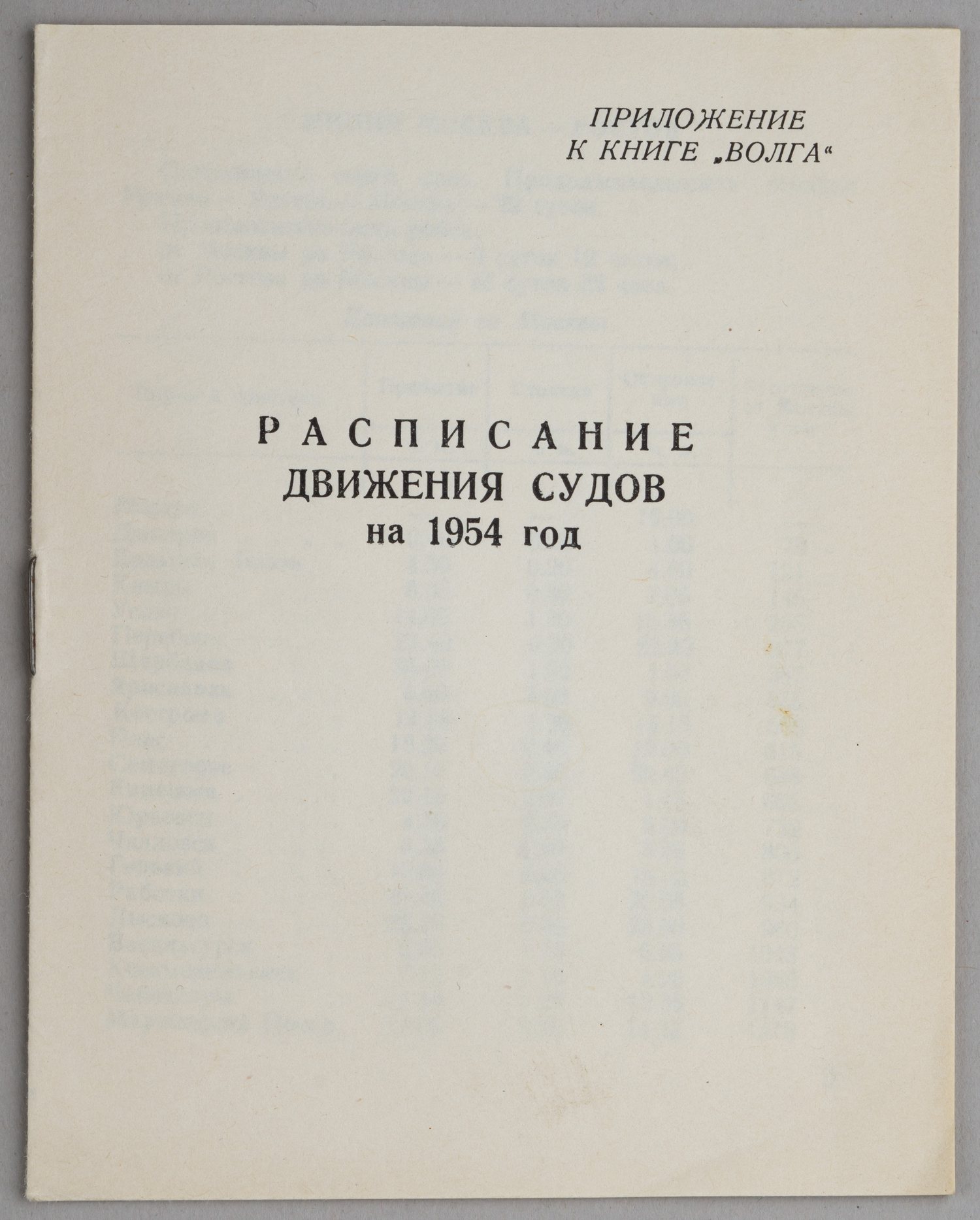 Волга. 3-е издание (М., 1954).