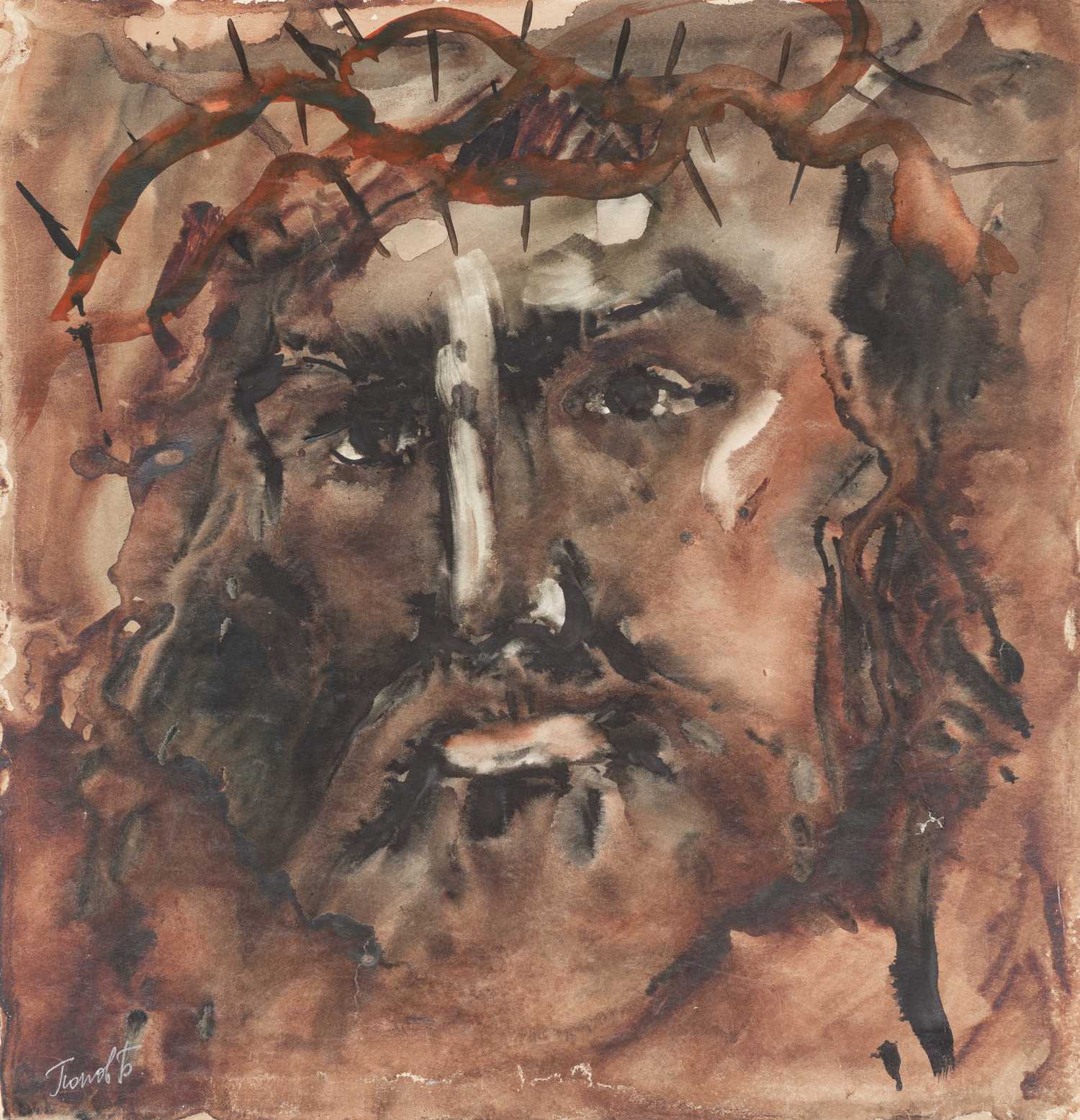 Попов Борис Никанорович. Иисус Христос. 1980-е.