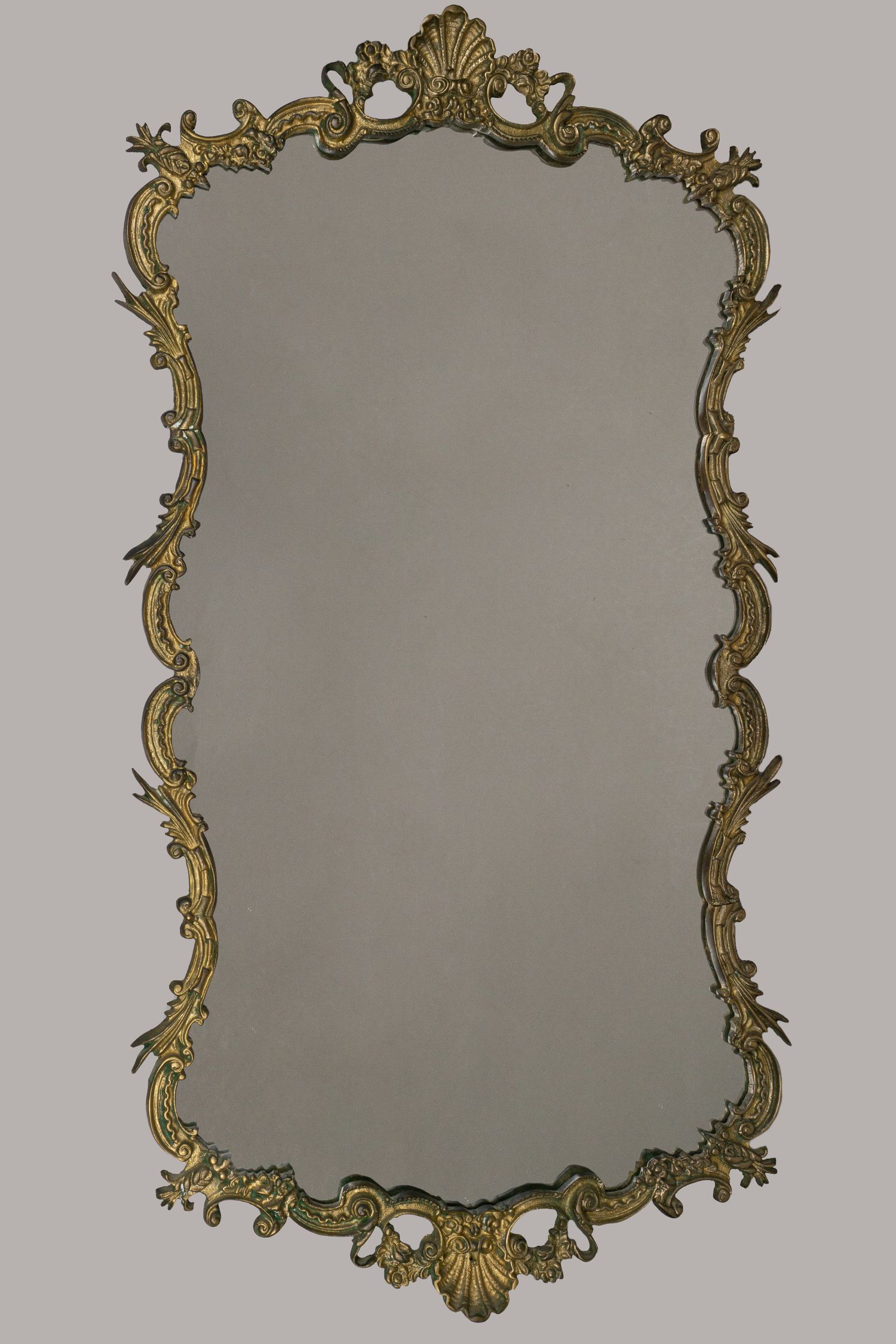 Зеркало в бронзовой оправе. Западная Европа, середина XX века.