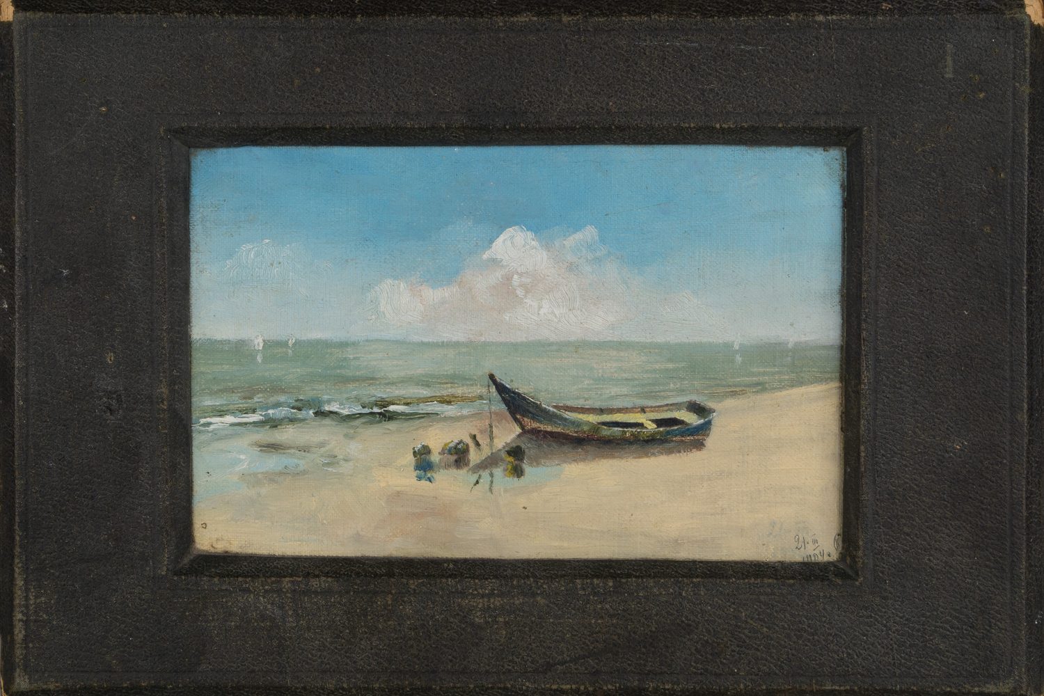 Неизвестный художник. Морской пейзаж. 1904.