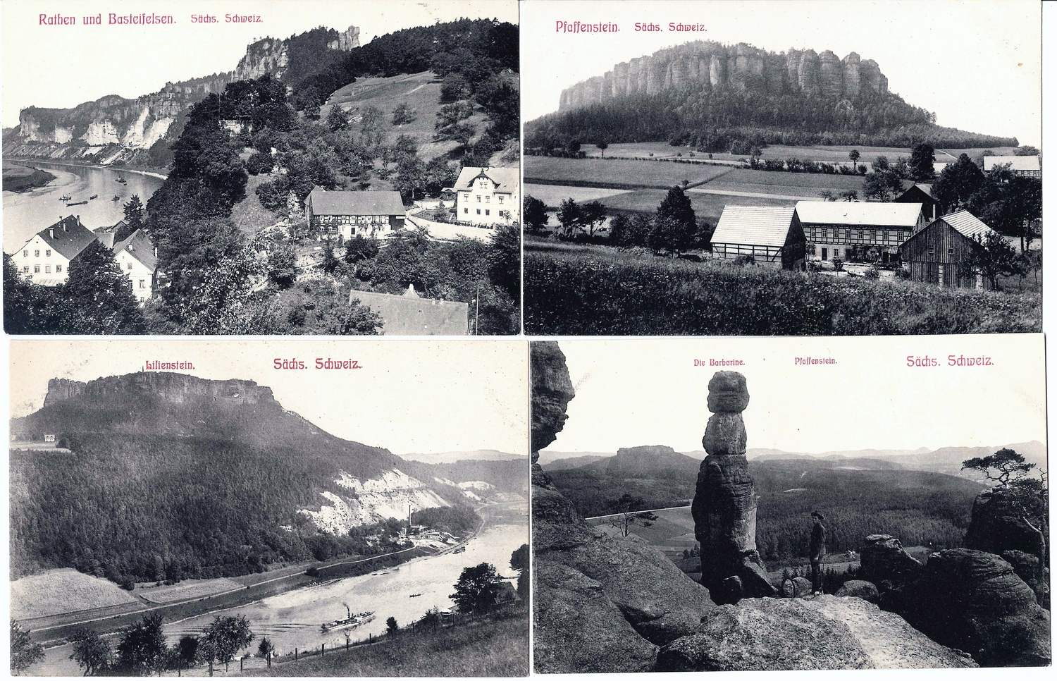 Швейцария. 13 открыток. Нач. XX века.
