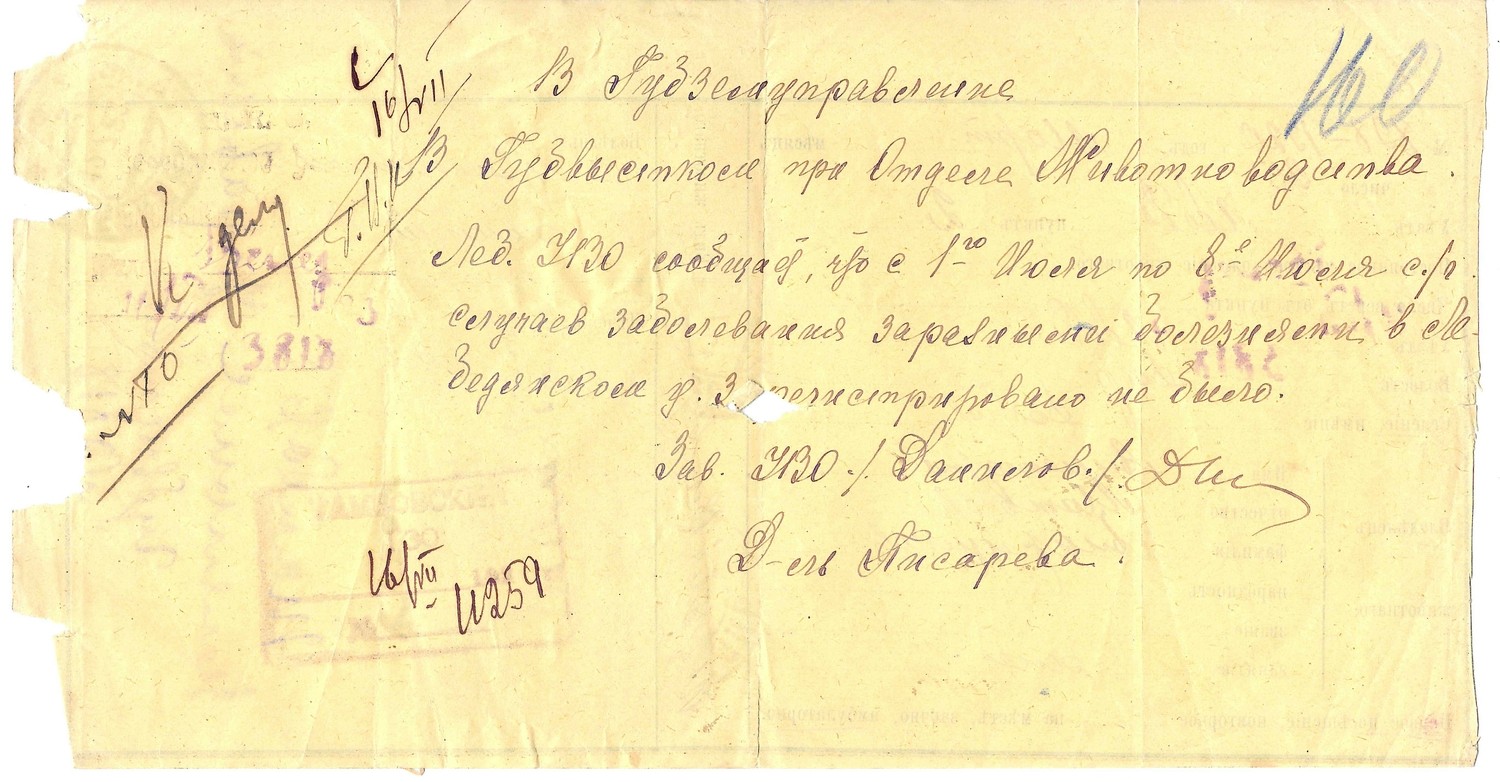 Россия. 4 почтовых отправления. 1910-е - 1920-е годы.
