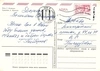 Собственноручное письмо (почтовая карточка) Георгия Филипповича Байдукова Валентине Степановне Гризодубовой. Прошла почту в декабре 1977 года.