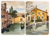 5 рисунков «Виды Венеции». 1980-е - 1990-е годы.