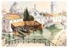 5 рисунков «Виды Венеции». 1980-е - 1990-е годы.