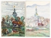 5 рисунков «Церкви». 1980-е - 1990-е годы.