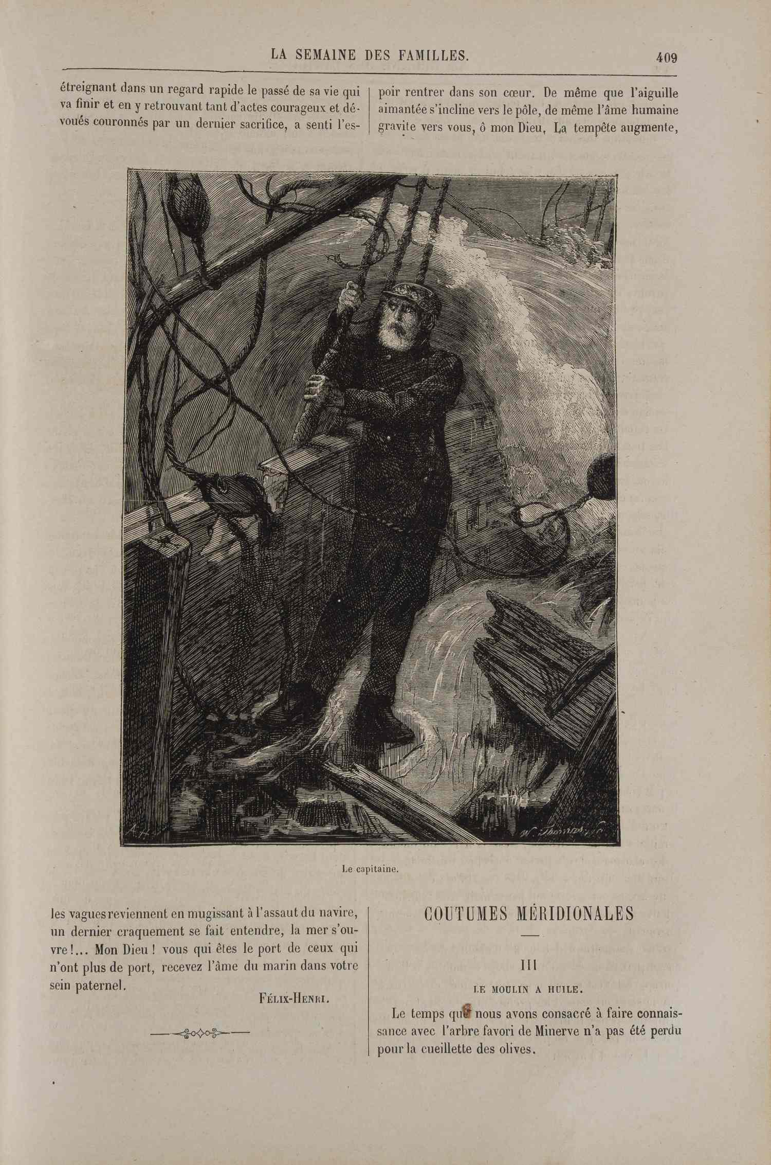 Подшивка журнала «La semaine des familles».  1868-1869. №1-52.