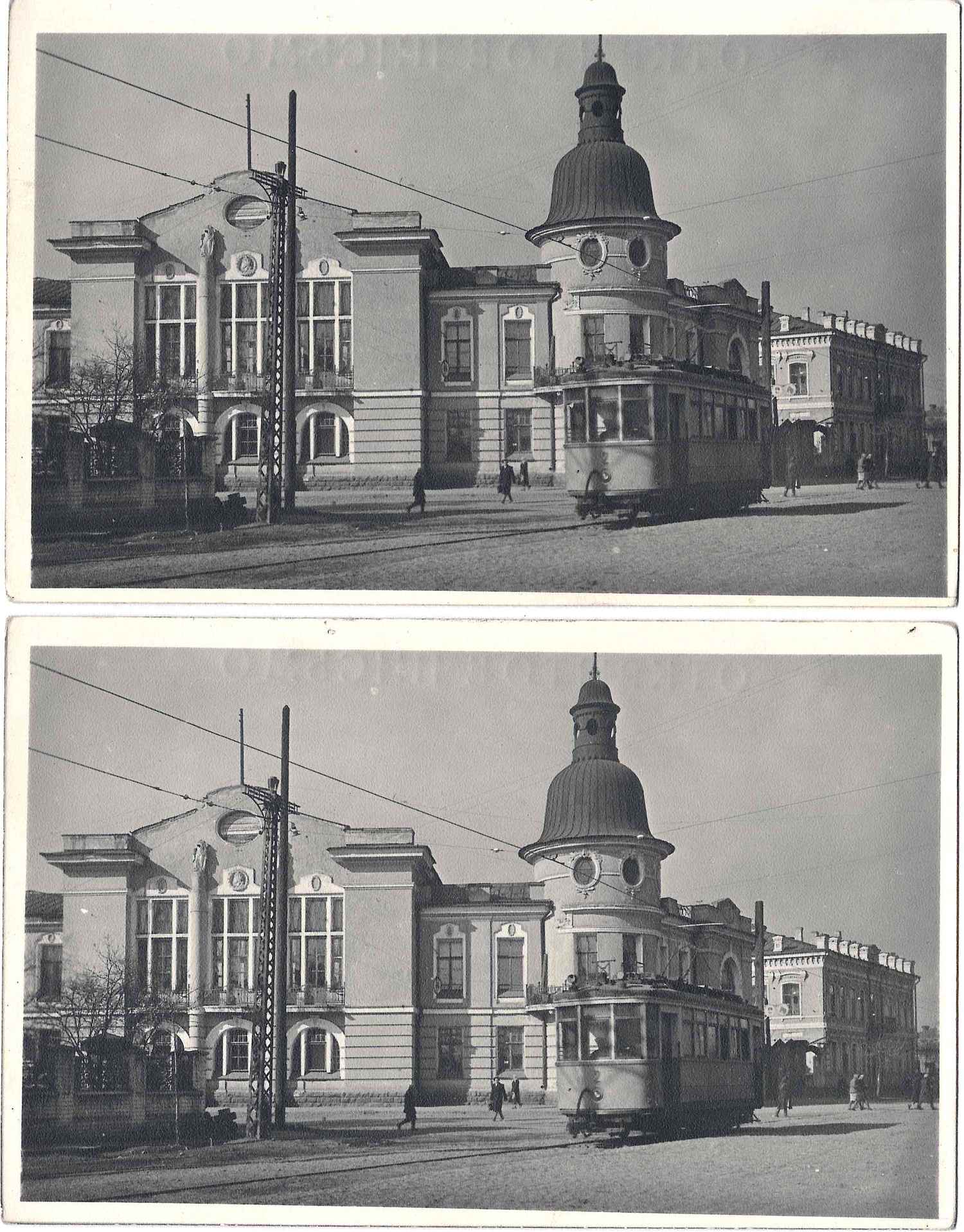 Иркутск. 2 фотооткрытки (одно издание) «Улица Ленина». Издание ОДО, 1930-е годы.