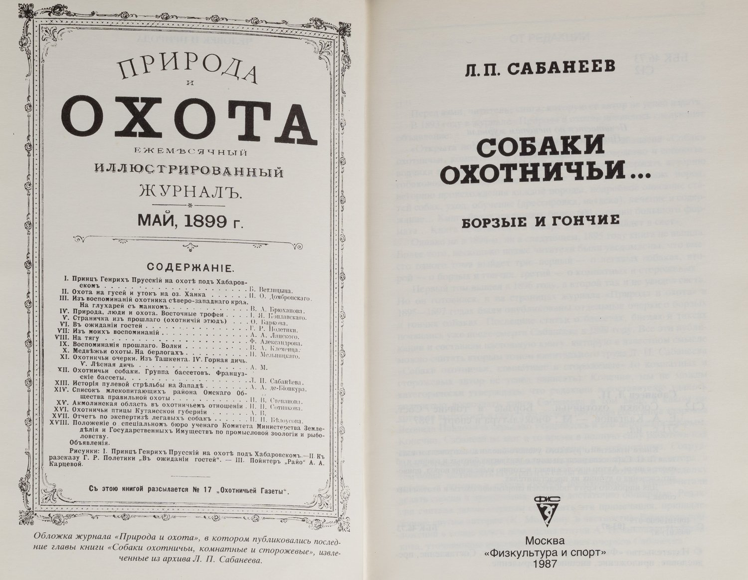 Сабанеев Л.П. Собаки охотничьи… Борзые и гончие (М., 1987).