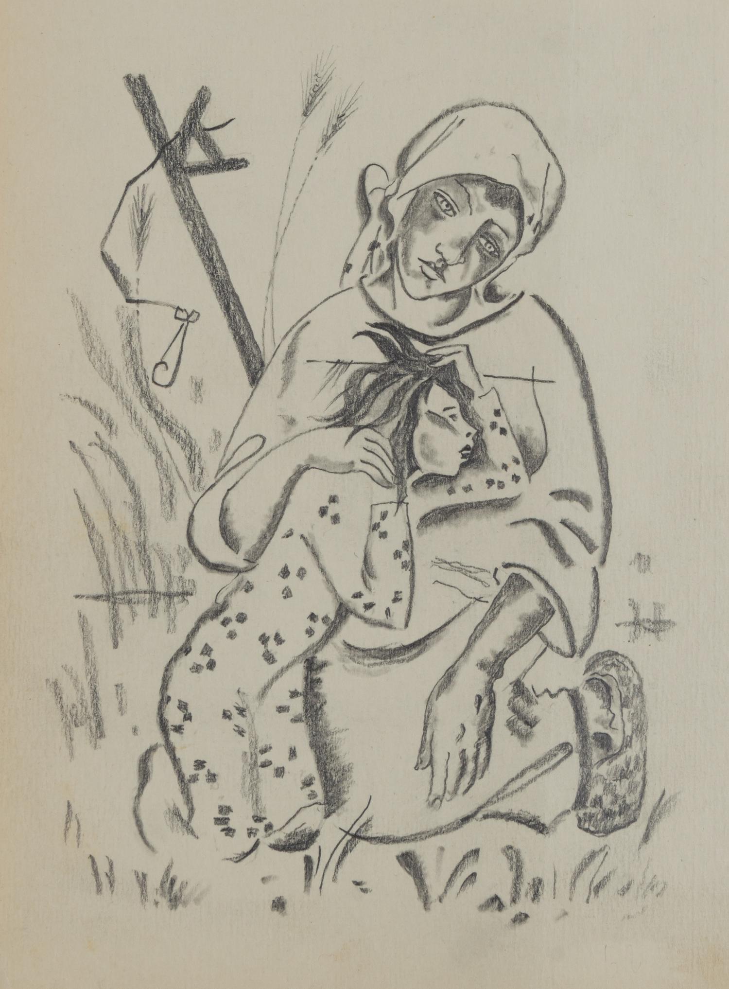 Игорь Алексеевич Кононов. Иллюстрация к рассказам А.П. Платонова. 3 листа. 1967.