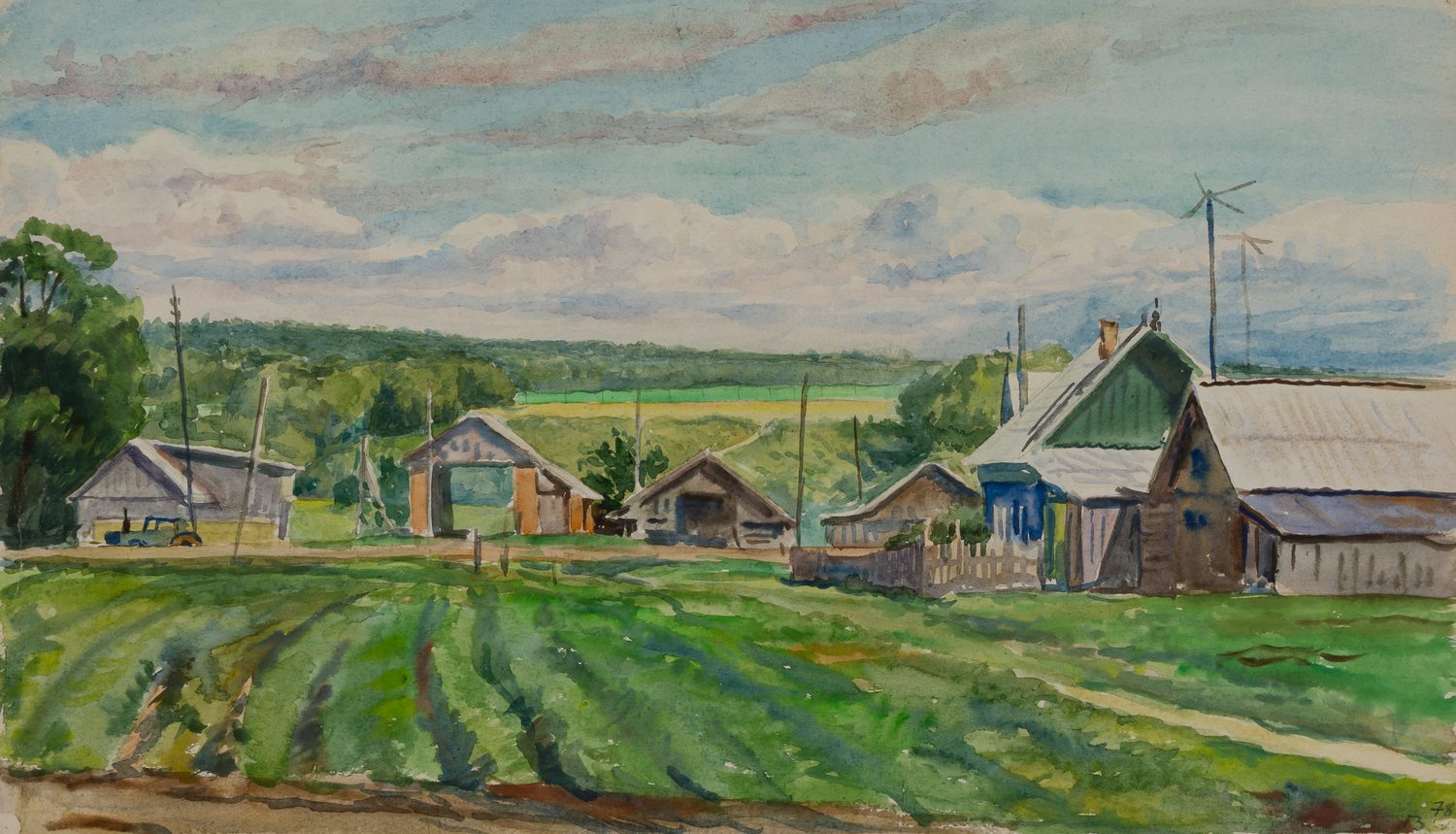 Загрядский Геннадий Тимофеевич. <br>Ветряки. 1978.