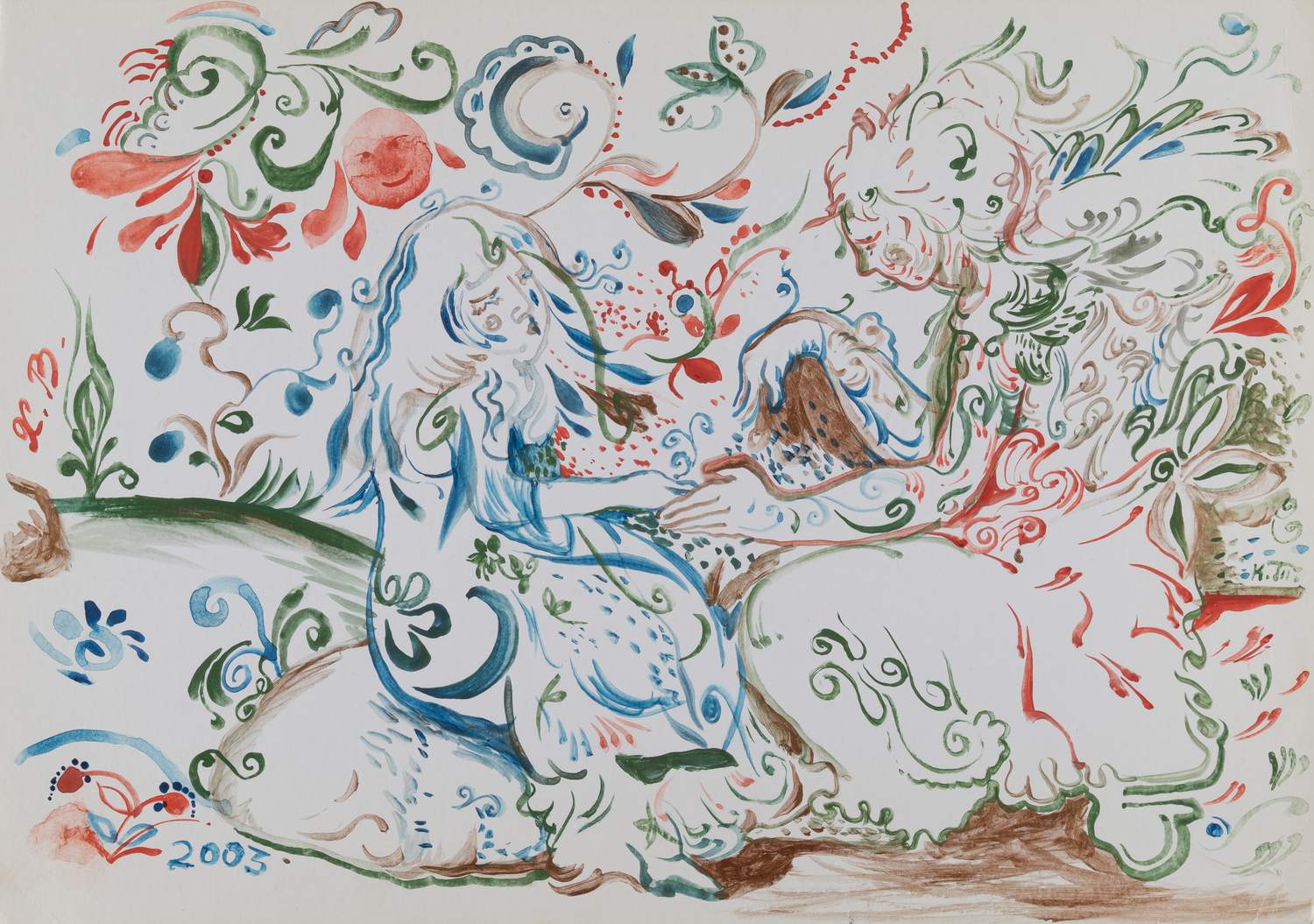 Климова - Лунянская Татьяна Юрьевна. <br>Сказочный сюжет.  2003.