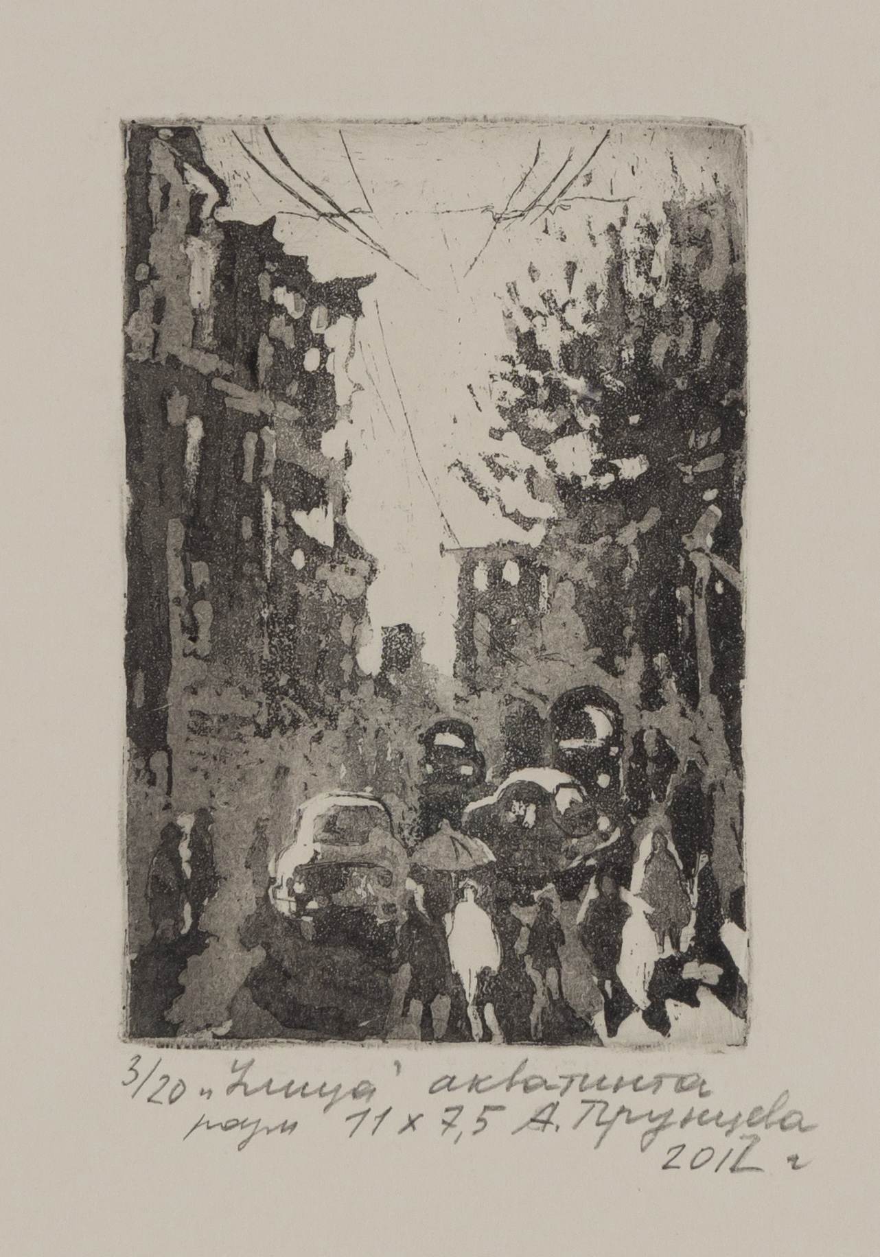 Прунцева Алена Игоревна.<br>Улица. 2012. 3/20.