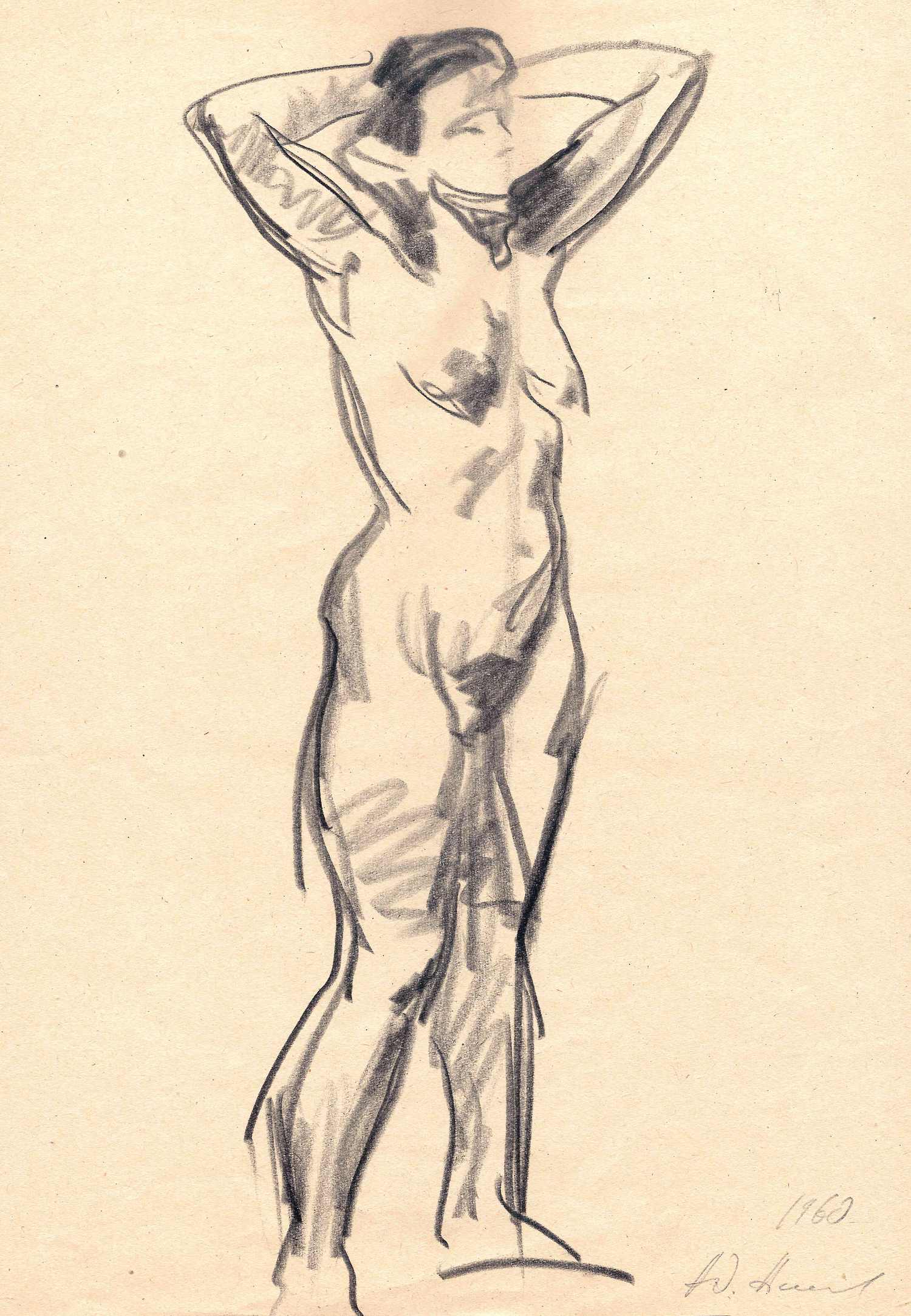 Алексеев Адольф Евгеньевич. Модель. 1960.