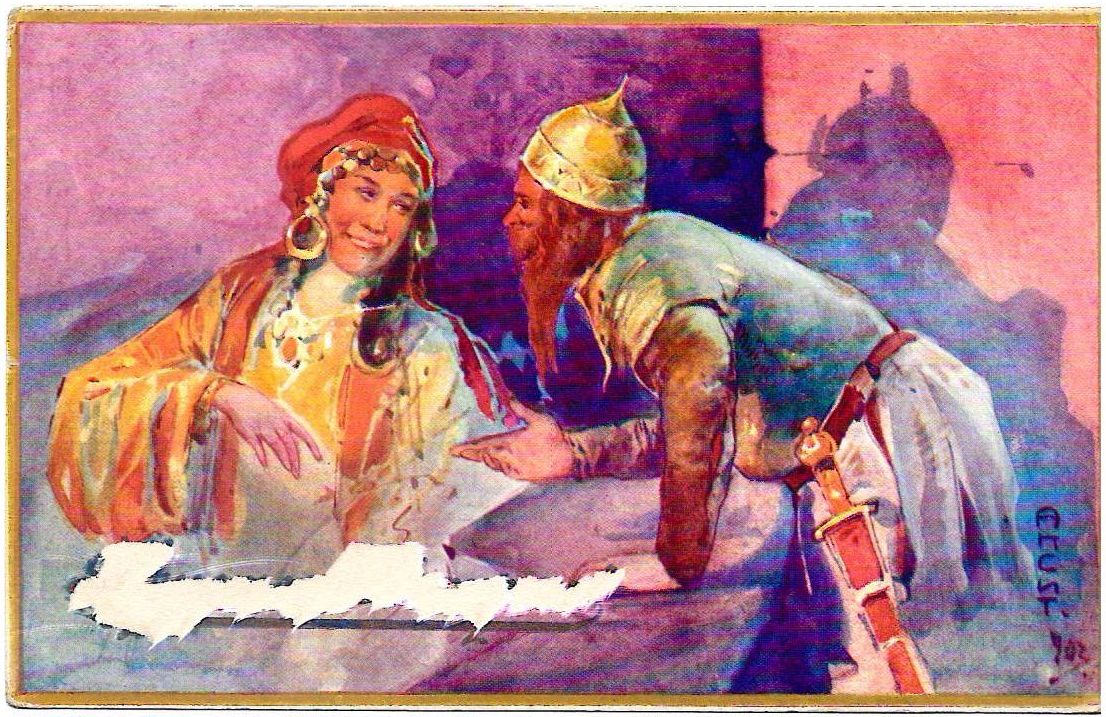 Апсит А.П. 10 открыток «Типы средневековой Руси». Издание художественного заведения К. и А. Вейерман, 1903.