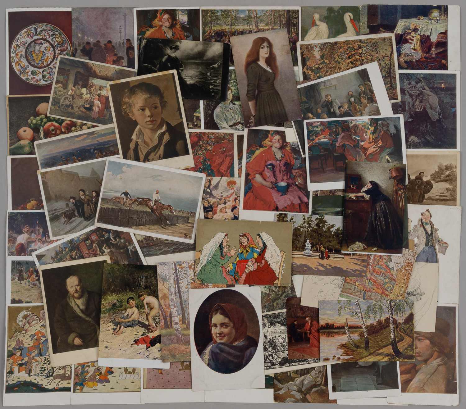 67 открыток «Искусство». СССР, 1920-е - 1930-е годы.