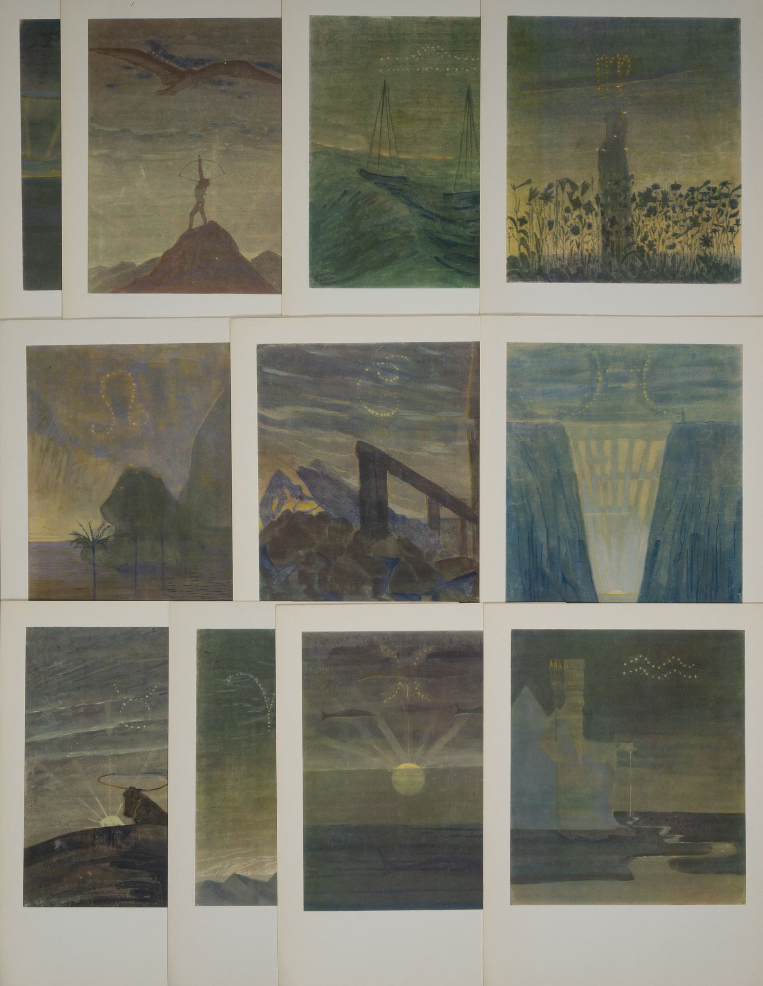 М.К. Чюрлёнис. Знаки зодиака (Вильнюс, 1967).