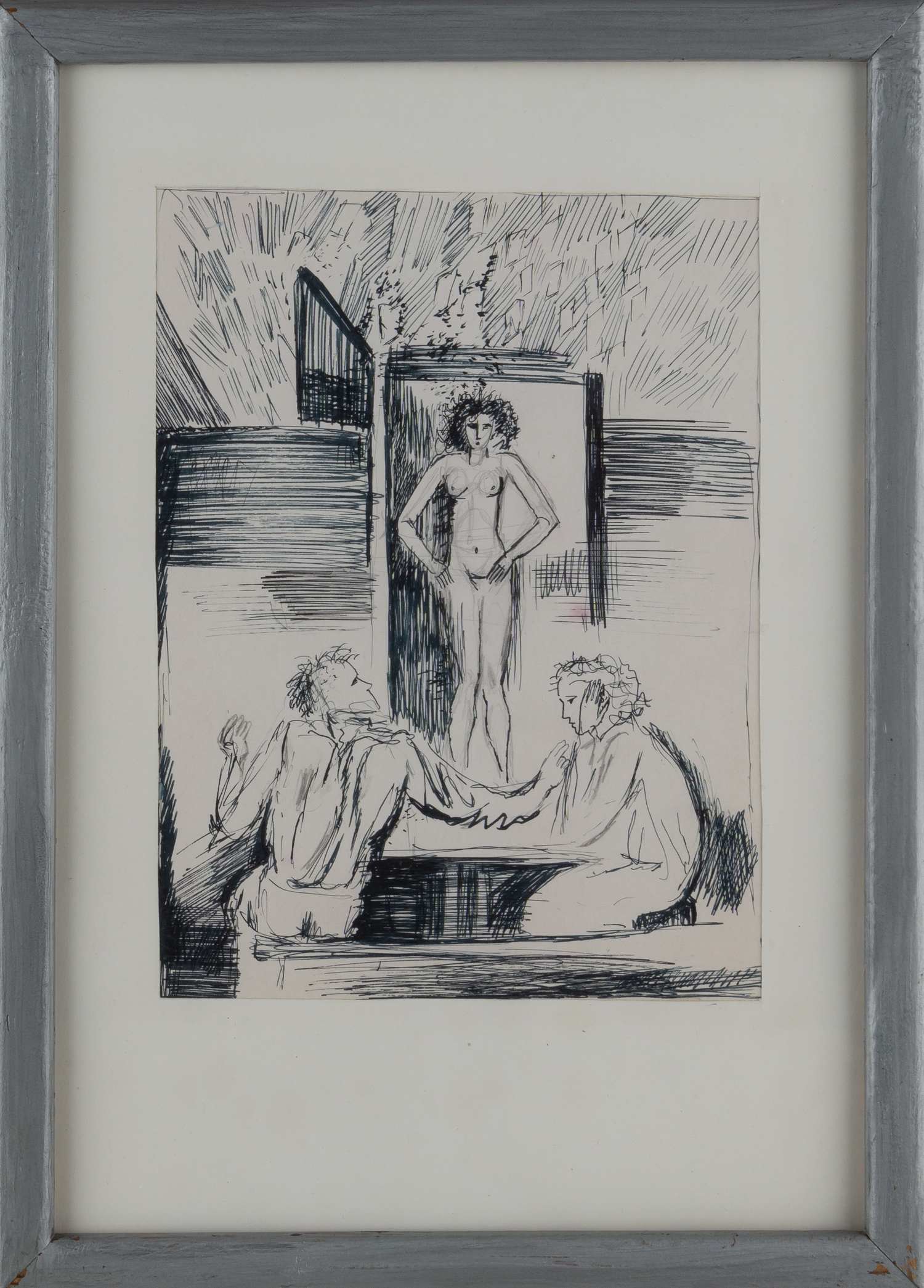 Шафранский Александр Степанович.<br>Сюжетная композиция. 1980-е годы.