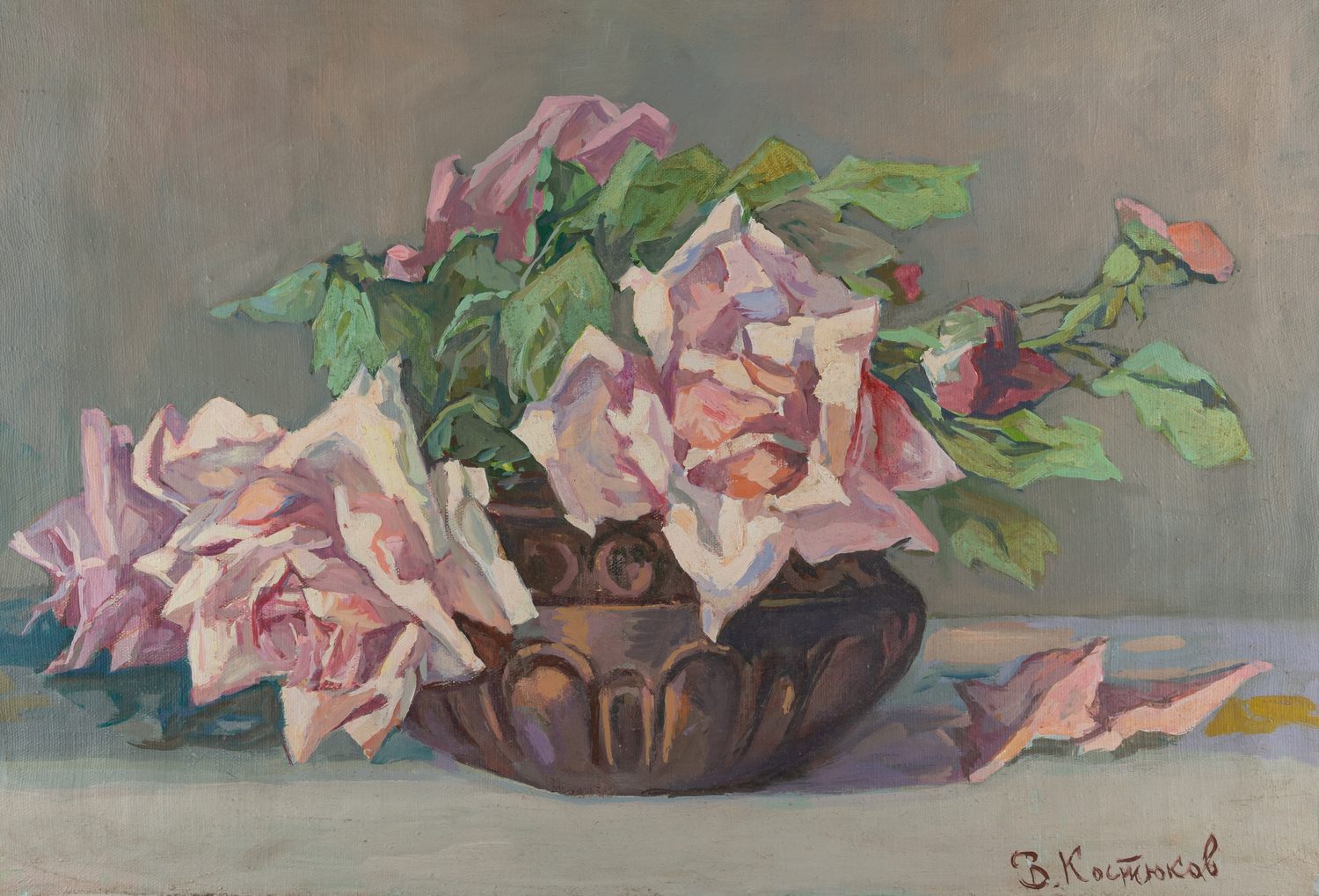 Костюков Валерий Иванович.<br>Розы. 2004.