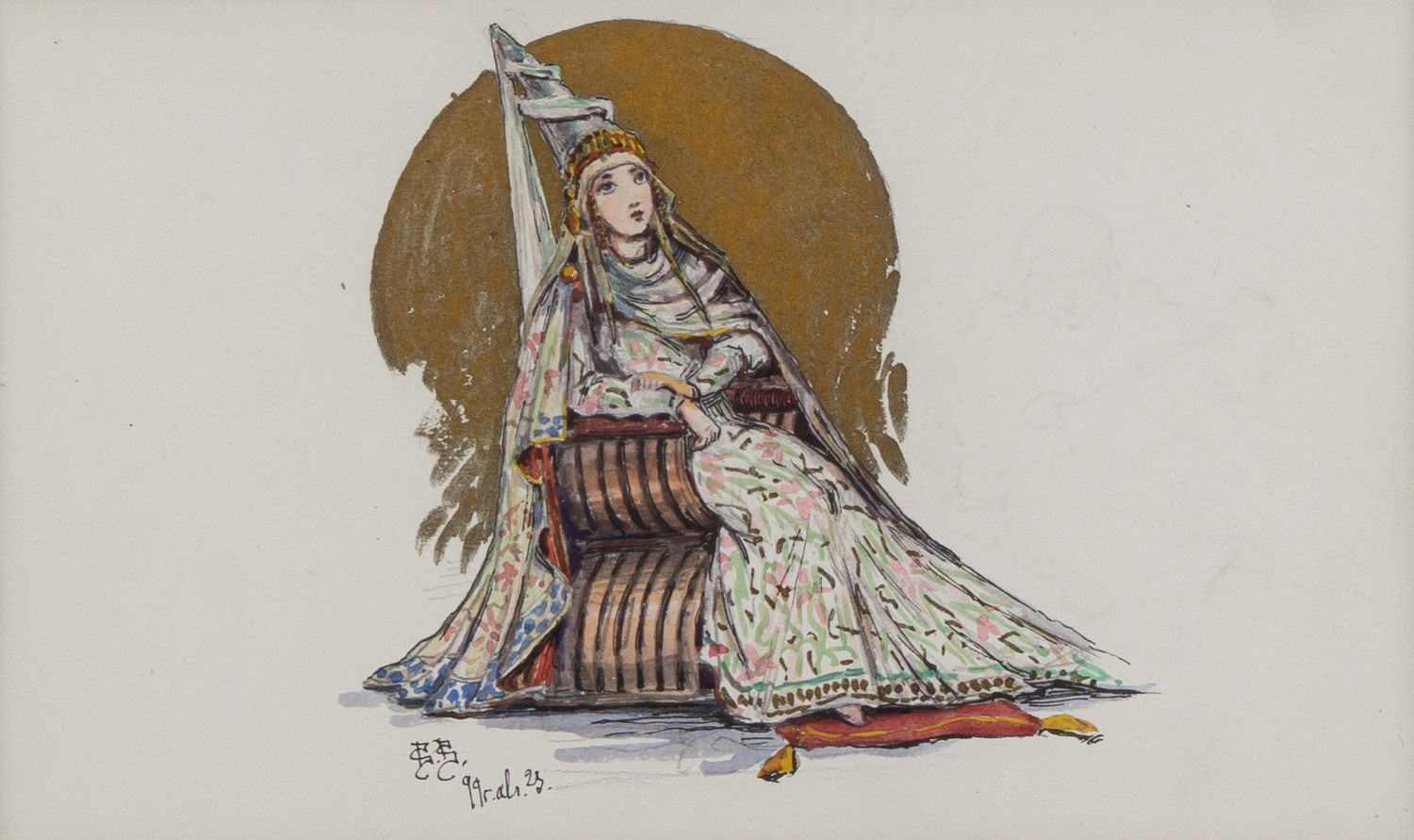Владимиров Василий Васильевич.<br>Царевна. 1899.