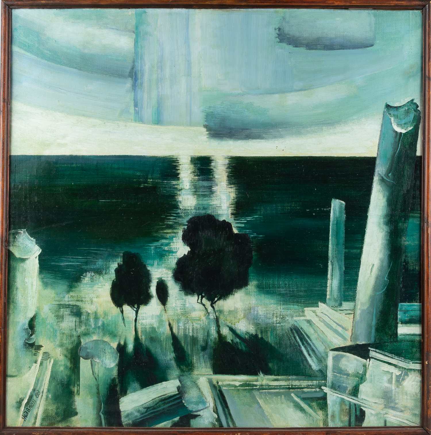 Умарбеков Джавлон Юсупович. Шершелл. Вечер (из серии «По Алжиру»). 1988.