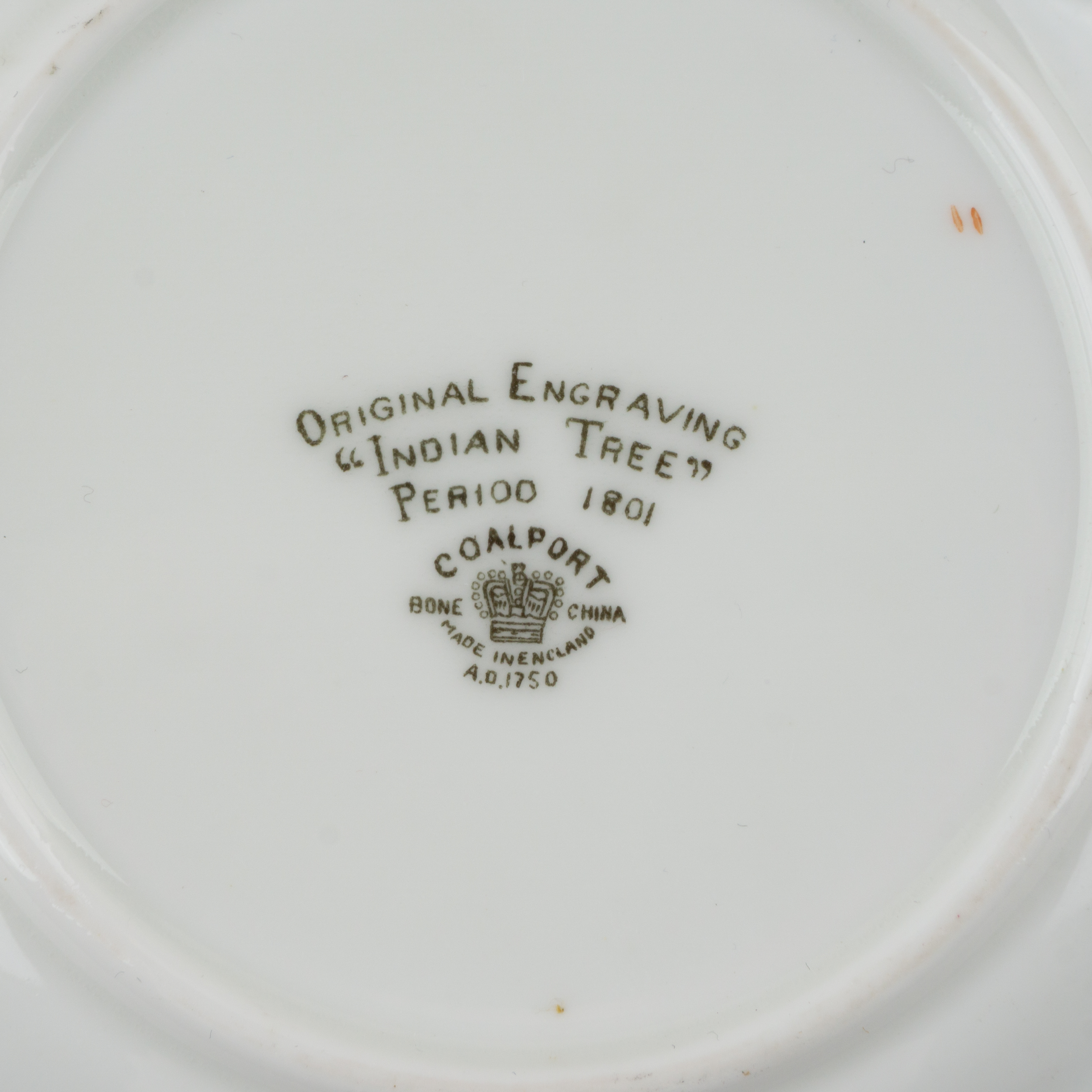 (Англия, Coalport) Чашка с блюдцем и десертной тарелкой «Индийское дерево». Англия, Coalport , 1920-1930-е годы.