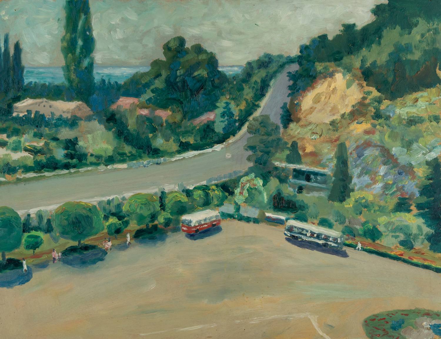 Шматко Иван Иванович.<br>Гагры. Площадь Гагарина. 1976.