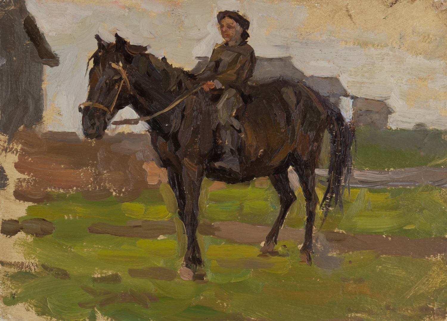 Назаров Константин Борисович.<br>Пастушок. Серия «Русский север». 1956.