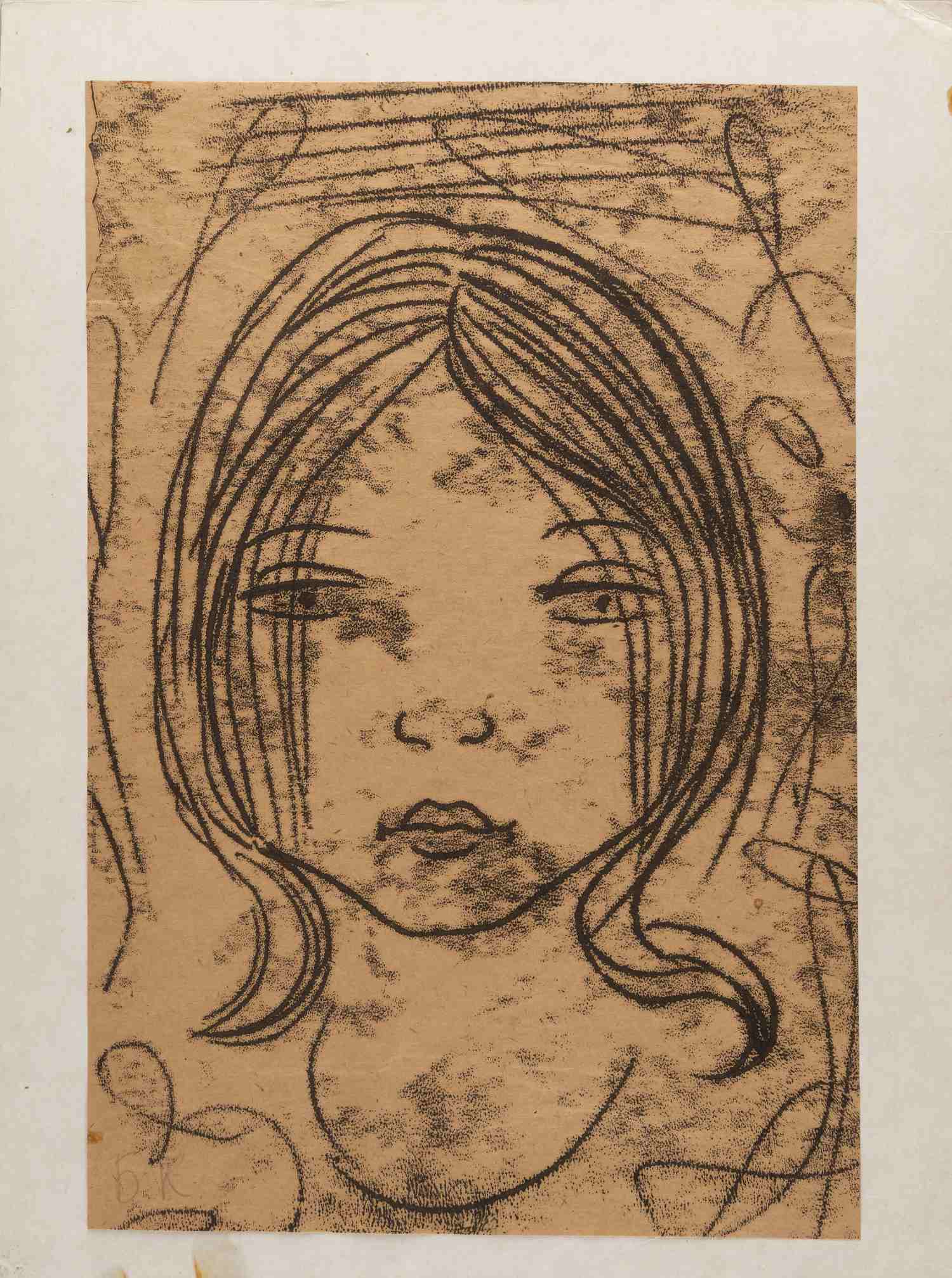 Котляр Борис Александрович (?).<br>Девочка. 1970-е – 1980-е годы.