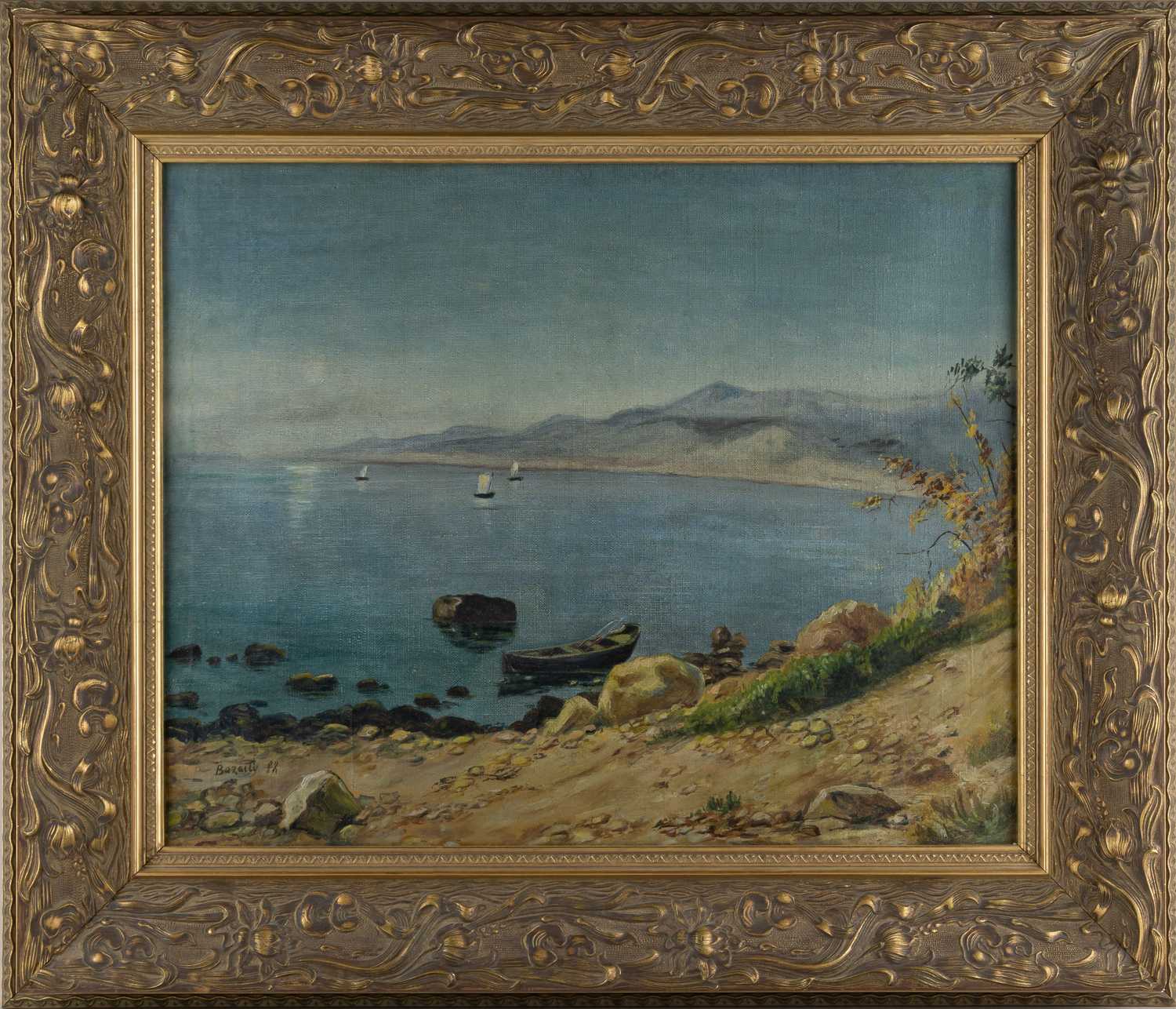 У озера. Копия с картины Киселева Александра Александровича. XX век.