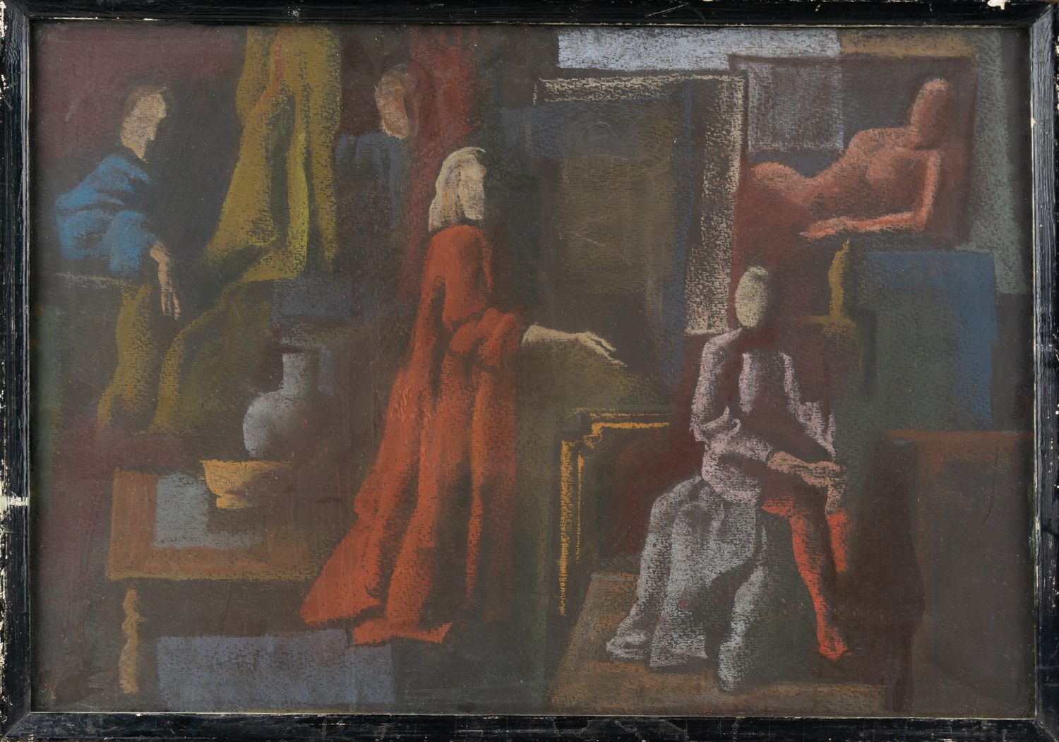 Валнере Рита Хербертовна.<br>Театр. Эскиз. 1975.