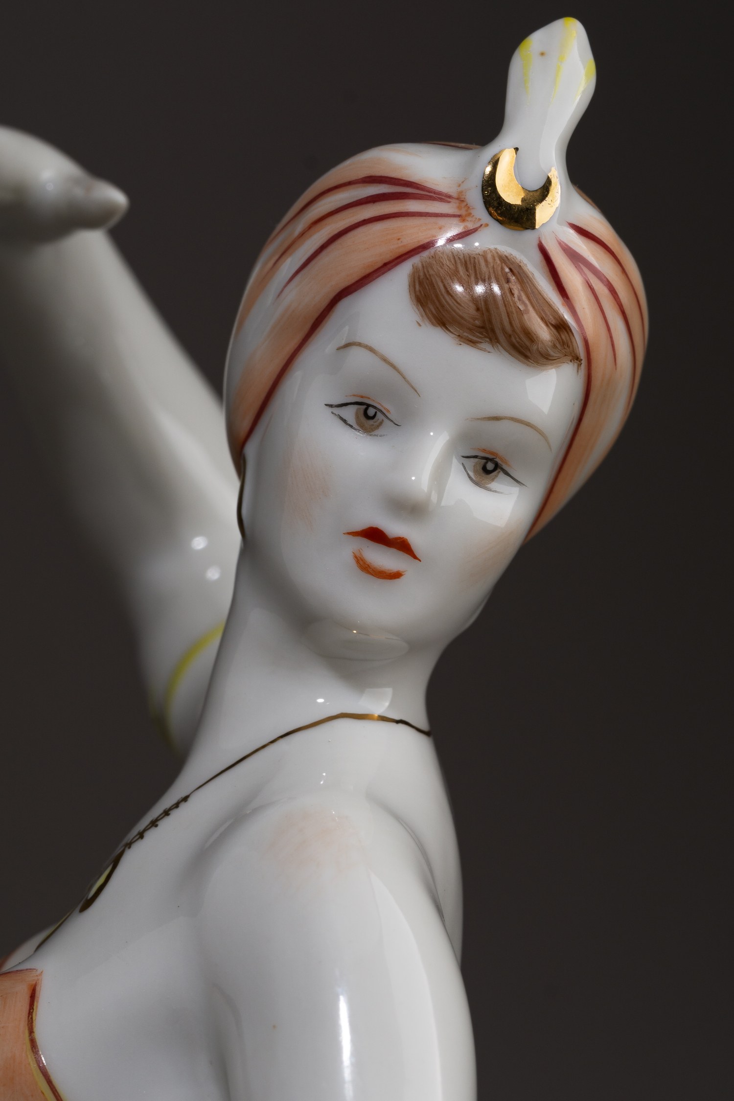 Скульптура «Танцовщица». Венгрия, фабрика Холлохаза (Hollohaza), вторая половина XX века.