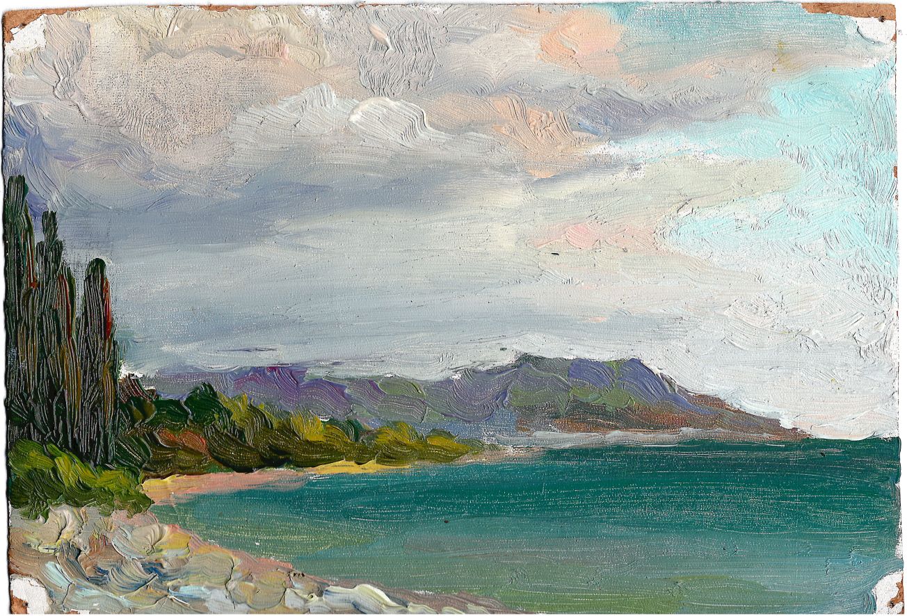Кривошей Игорь Ефимович.<br>Будет дождь (Кавказ). 1958.
