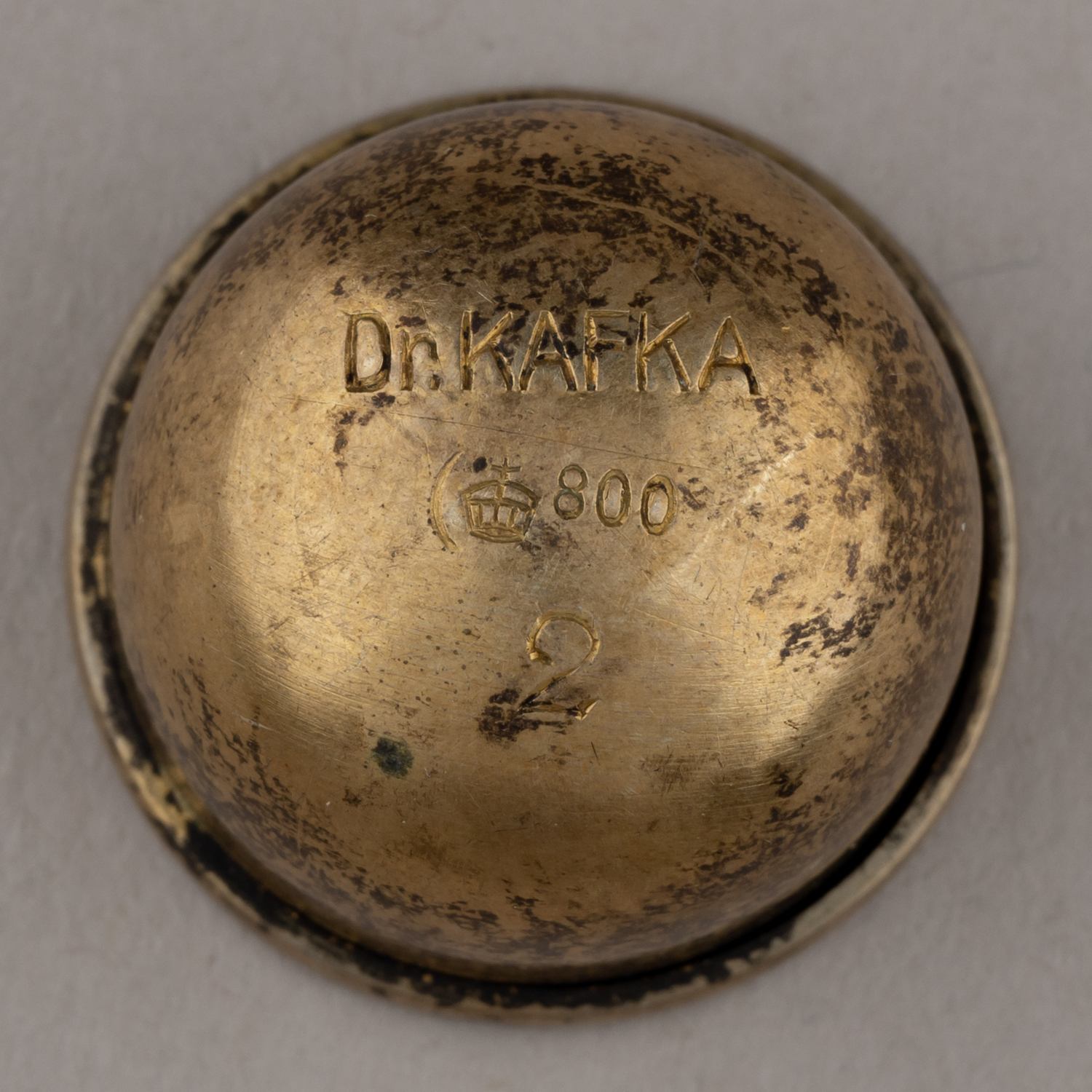 Серебряные разновесы (пять мерных чашечек). Германия, фирма «Dr. KAFKA», конец XIX века.